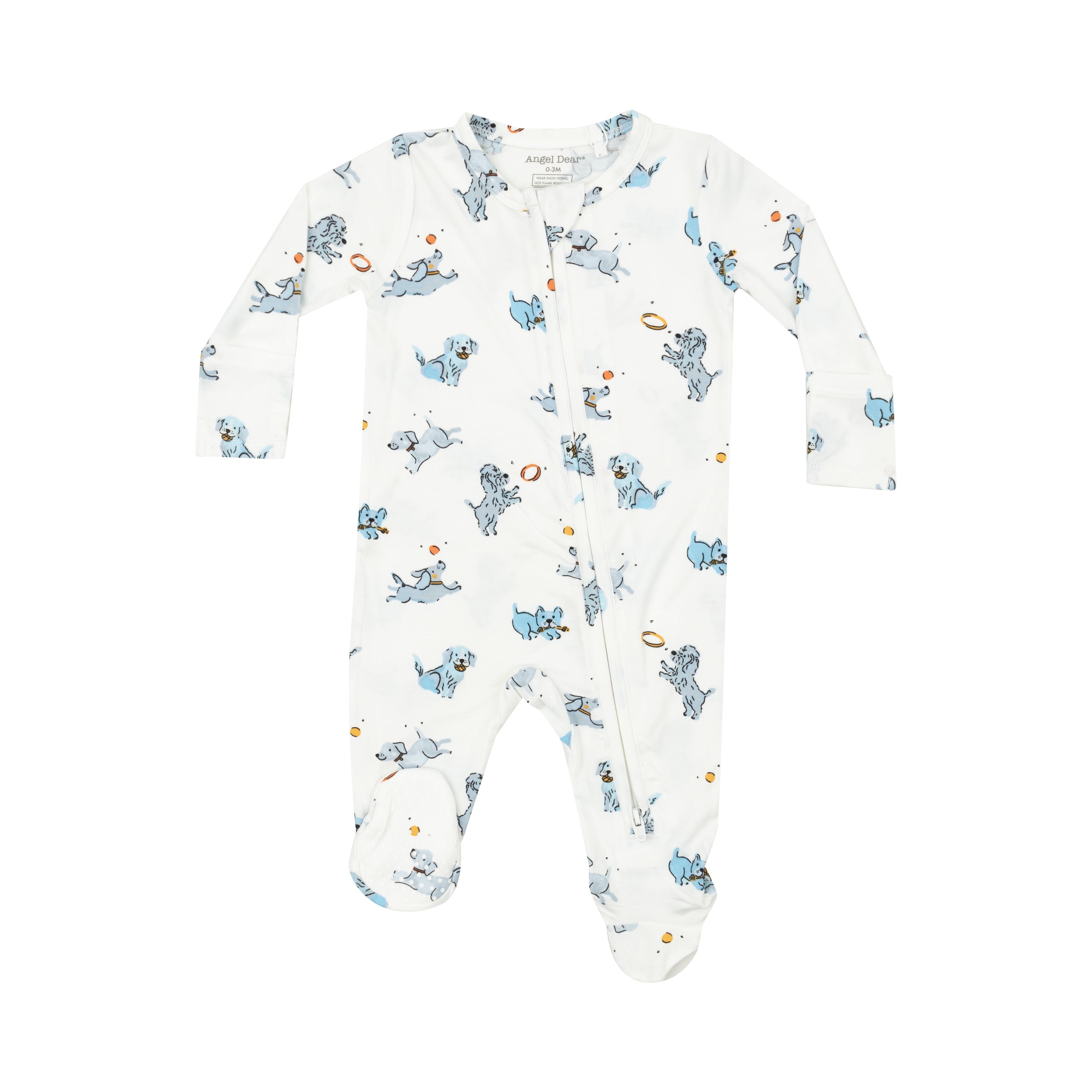 Angel Dear Playful Puppies - 2 Way Zipper Footie 651-F24-PUP 5108