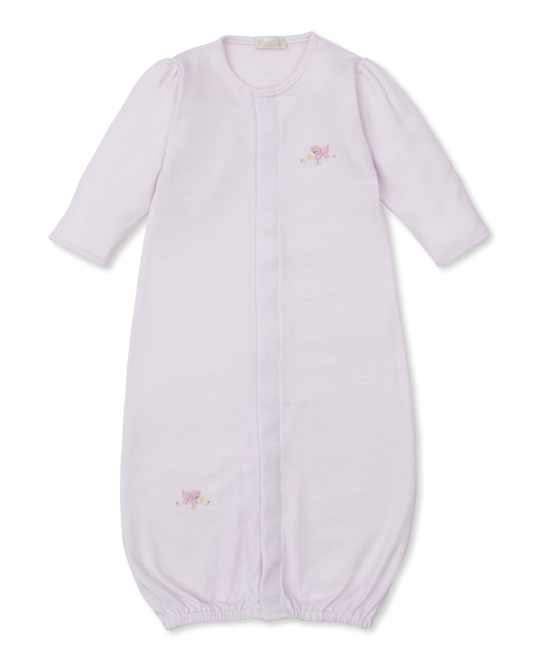 Kissy Kissy Premier Playful Pups Converter Gown W/HE STR Pink/White KGW12630N-K650 5205