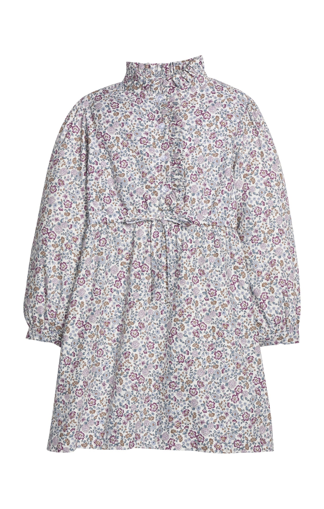 Little English Ruffled Shirt Dress Margaux Floral 5208