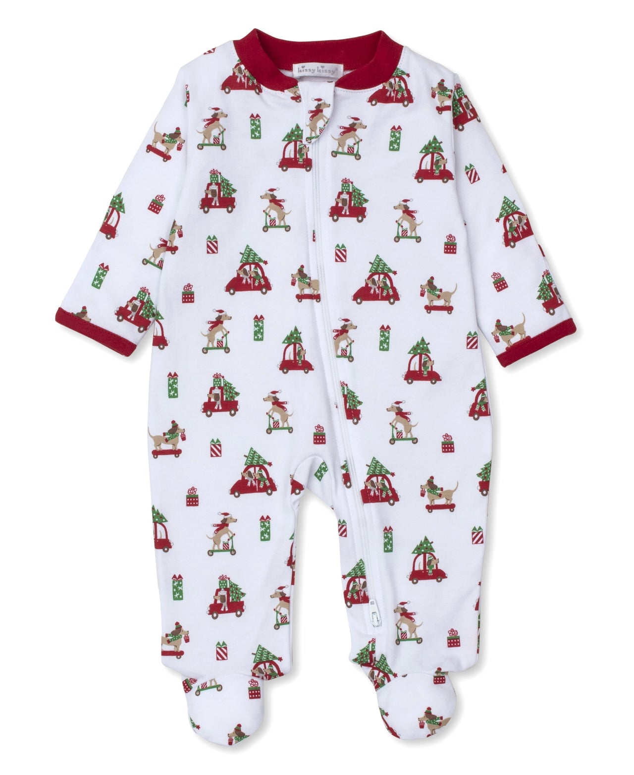 Kissy Kissy PJs Christmas Pups White/Red KNQ10553N-K999 5108