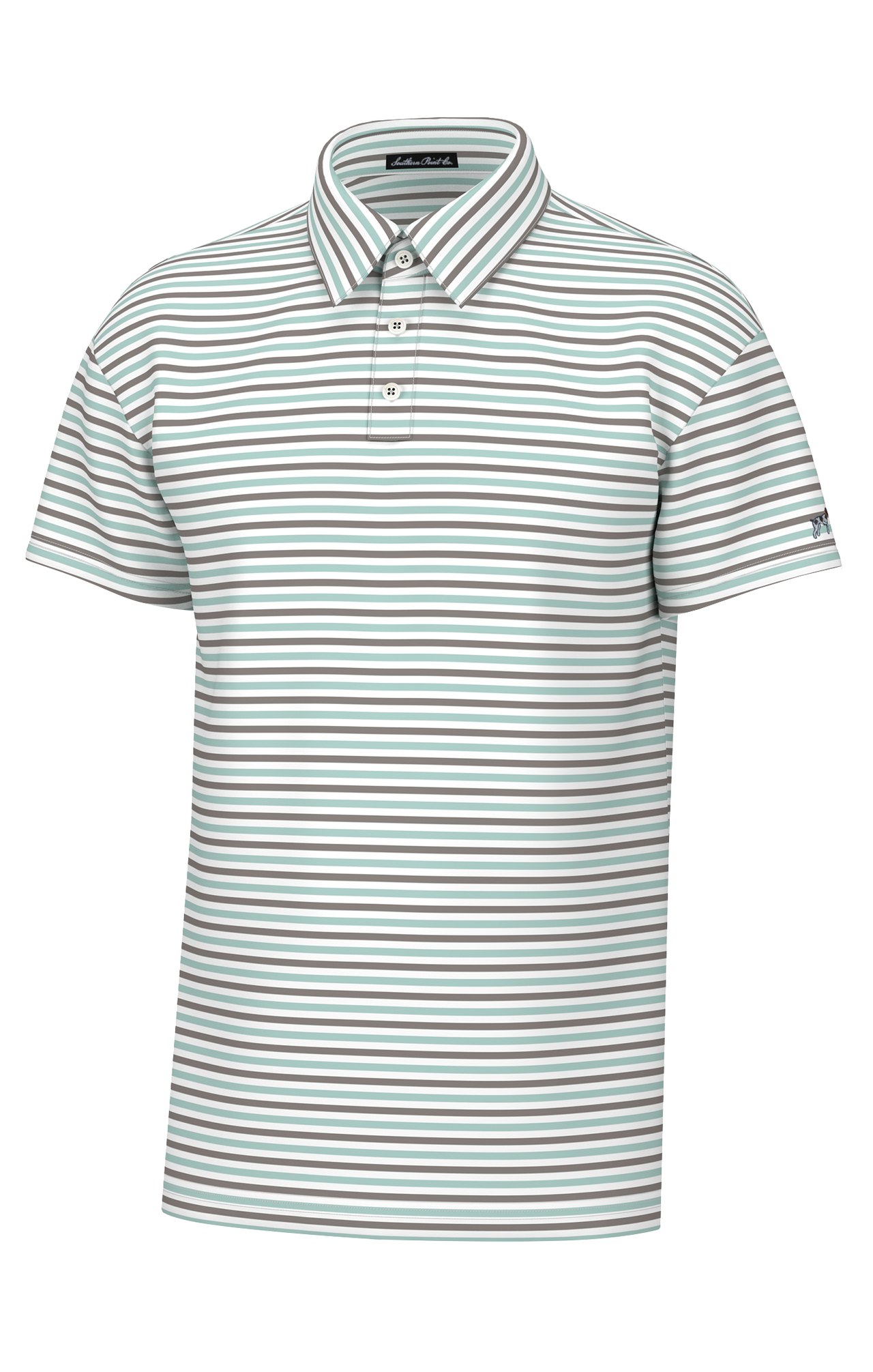 Southern Point Youth Humphrey Stripe Light Green/Brown/White YP257 5110