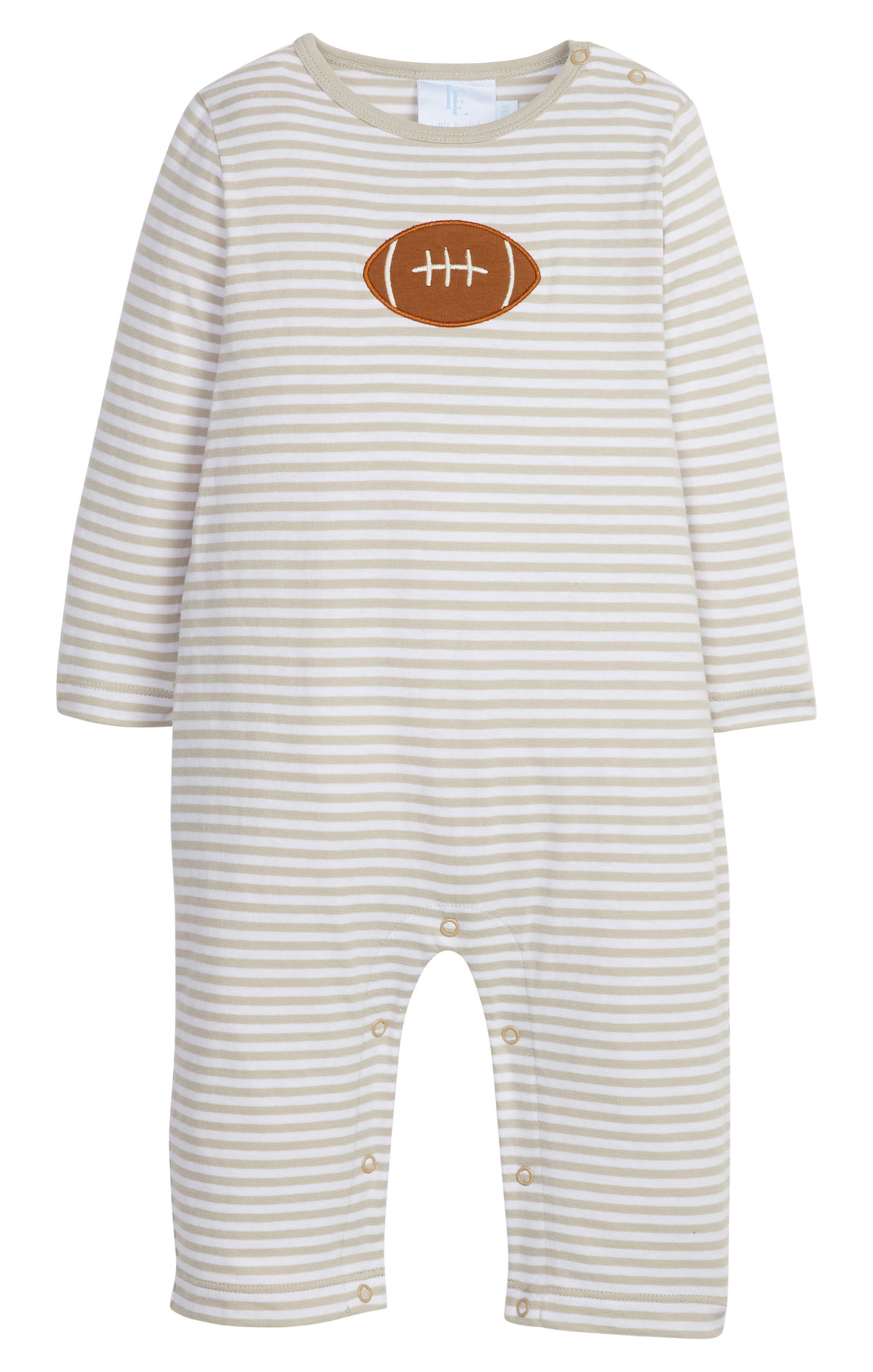 Little English Applique Romper Football 5109