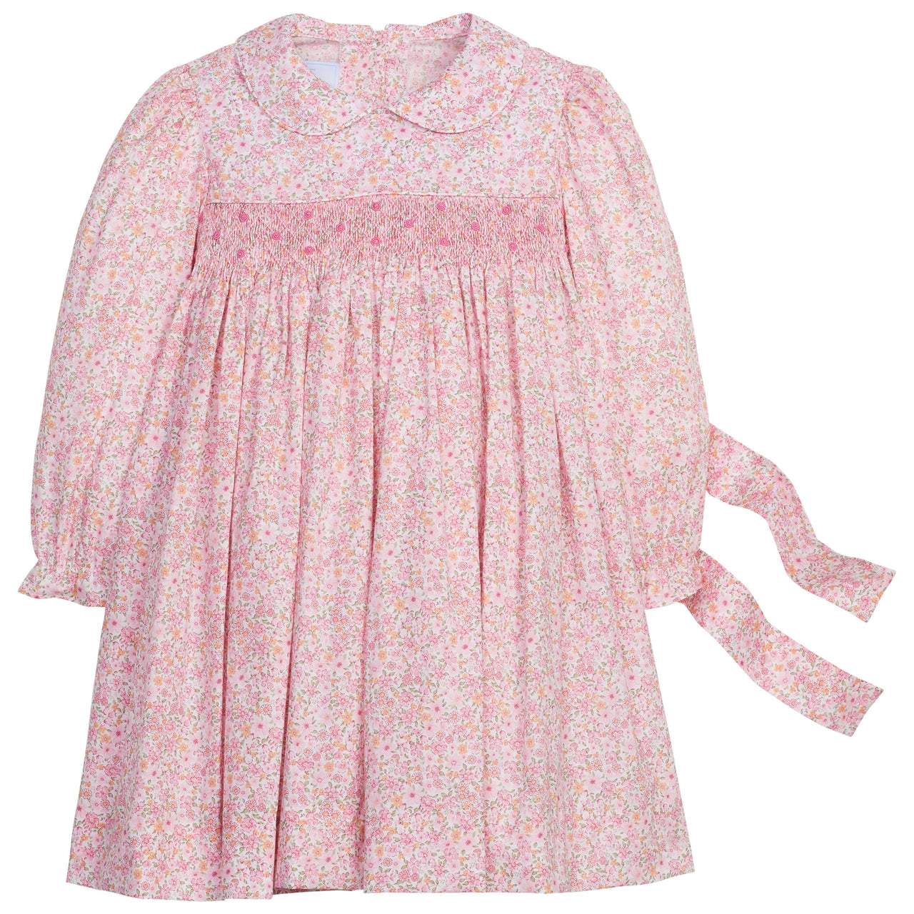 Little English Smocked Charlotte Dress Oakleigh Floral 5109