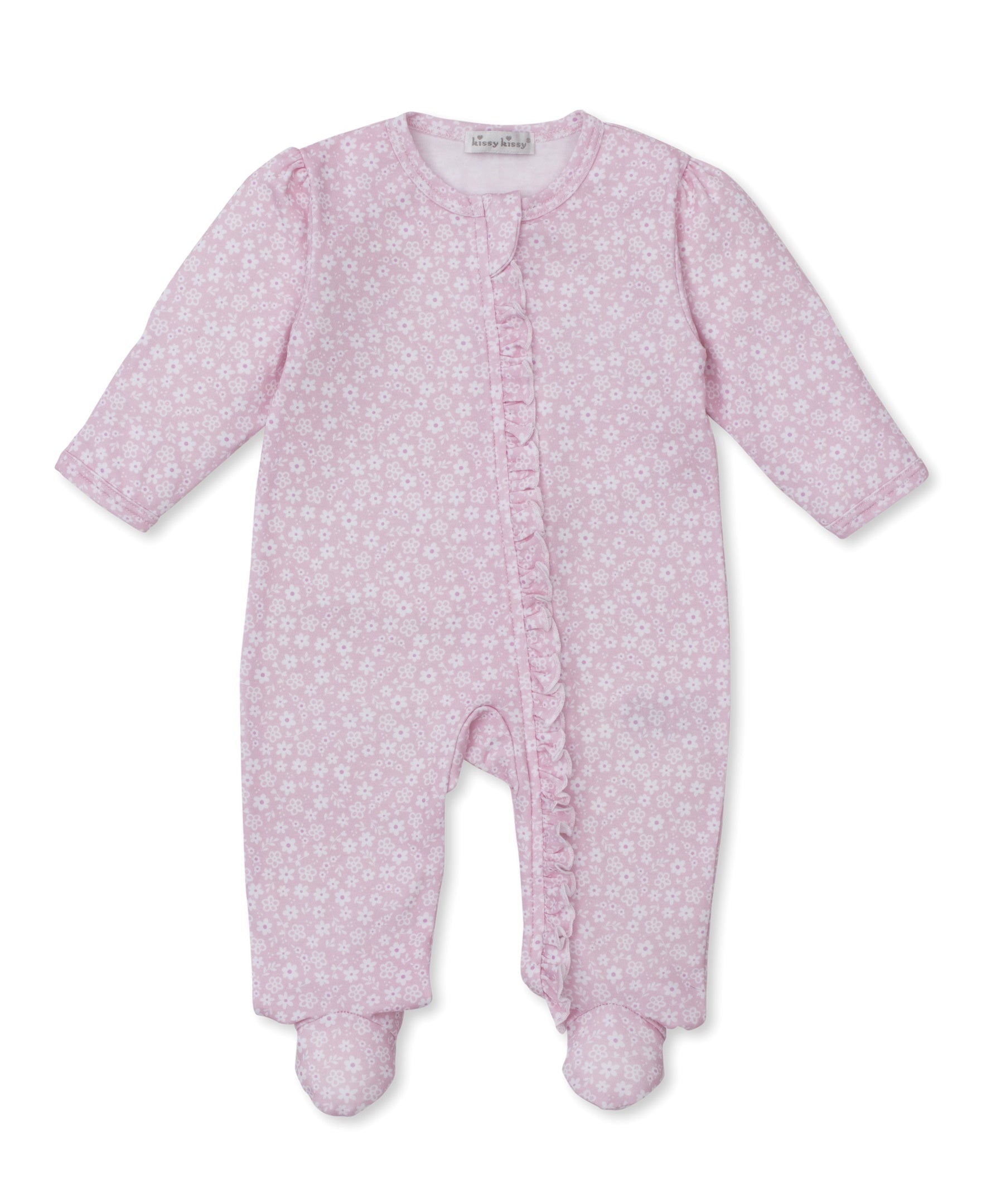 Kissy Kissy Fall In Bloom Footie W/Zip PRT 5206
