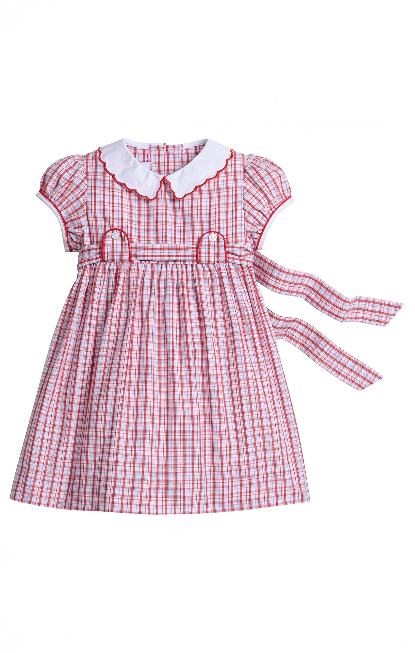 Little English Bibie Dress Hartford Plaid 5207