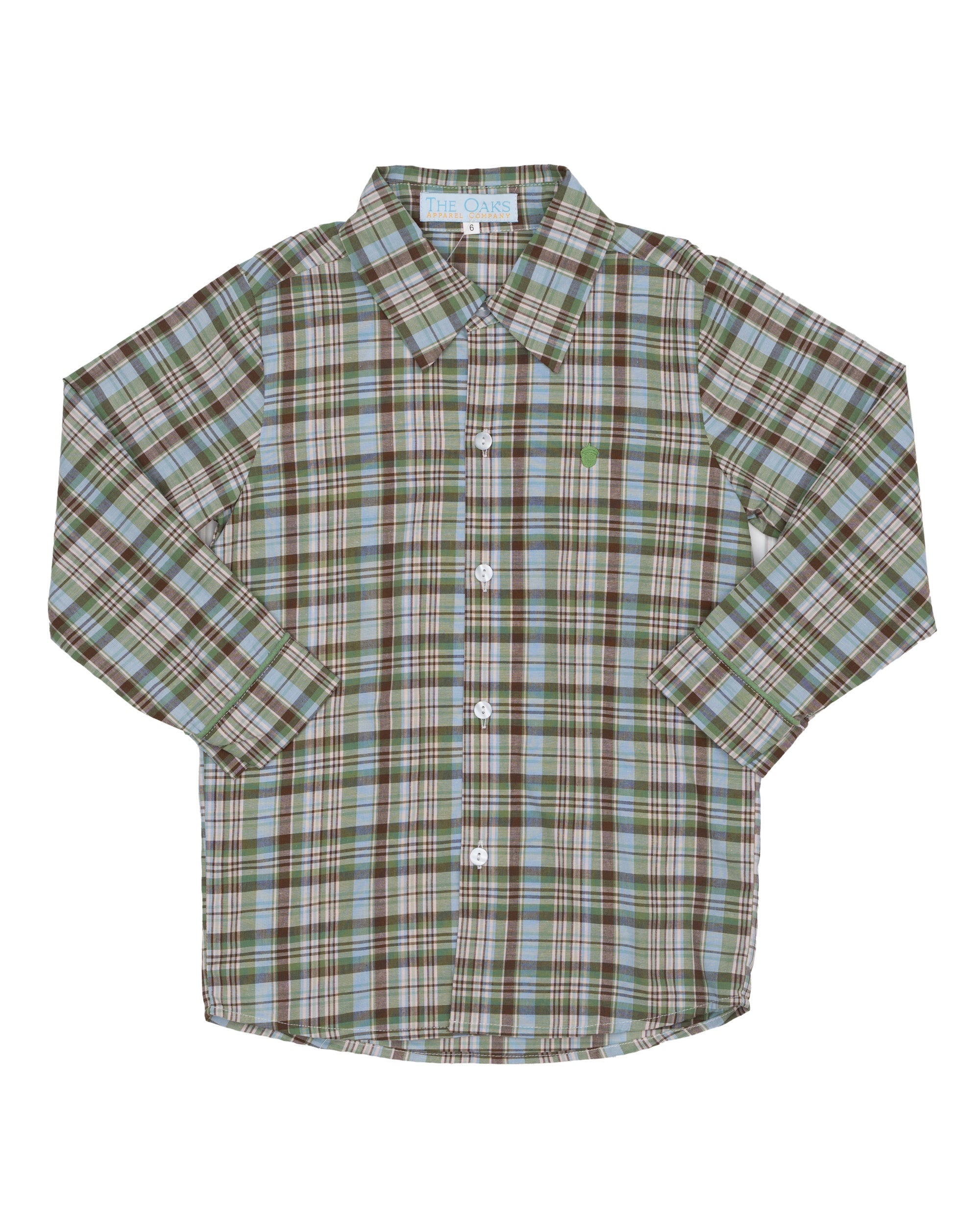 The Oaks William Greenbriar Plaid Oxford Button Down WI114 5306