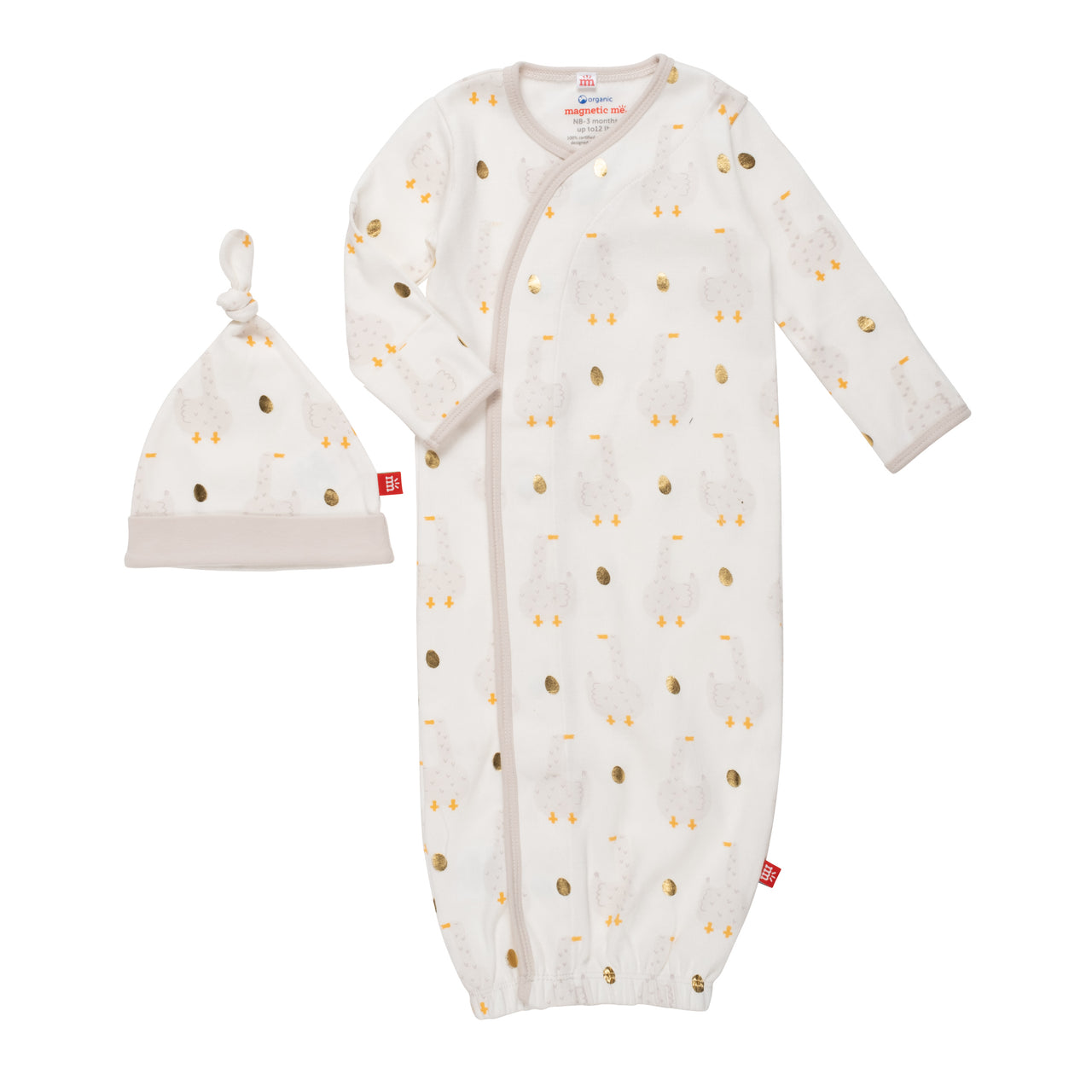 Magnetic Me Magnetic Gown & Hat Set NB/3m 5009