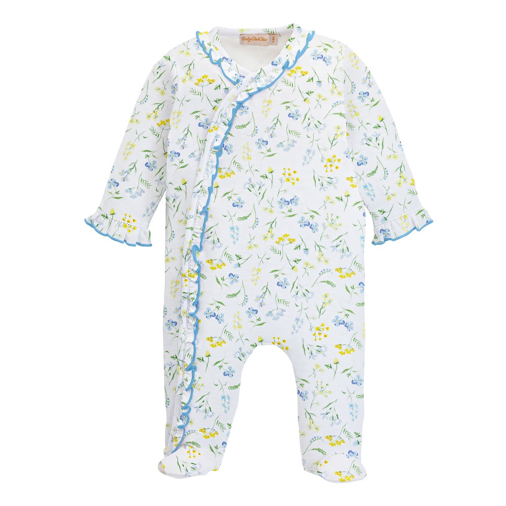 Baby Club Footie W/Ruffle 5102