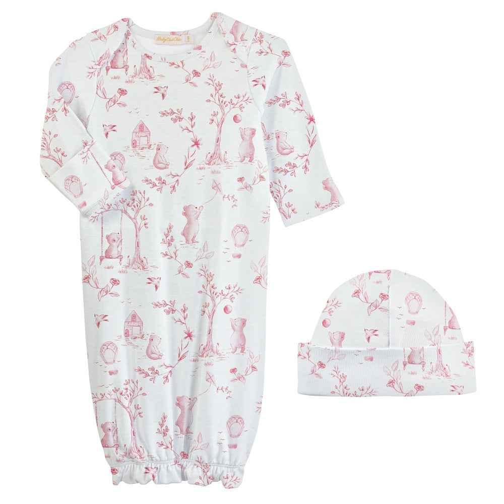 Baby Club  Gown & Hat Set 15158 5102