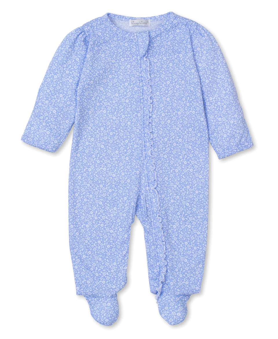 Kissy Kissy Fall Flower Patch Footie