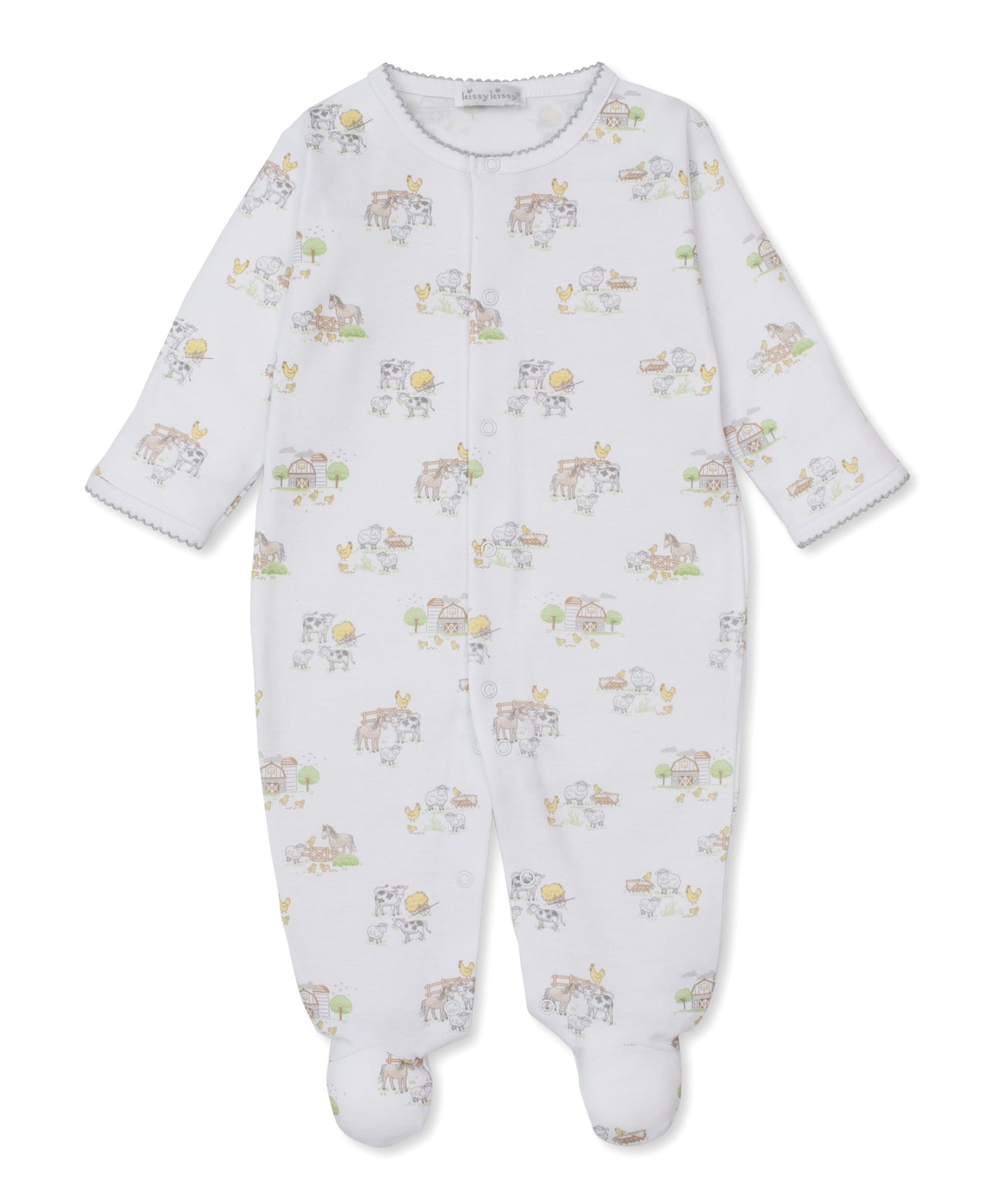 Kissy Kissy Fun On the Farm Footie PRT KNQ13995N-K999 5301