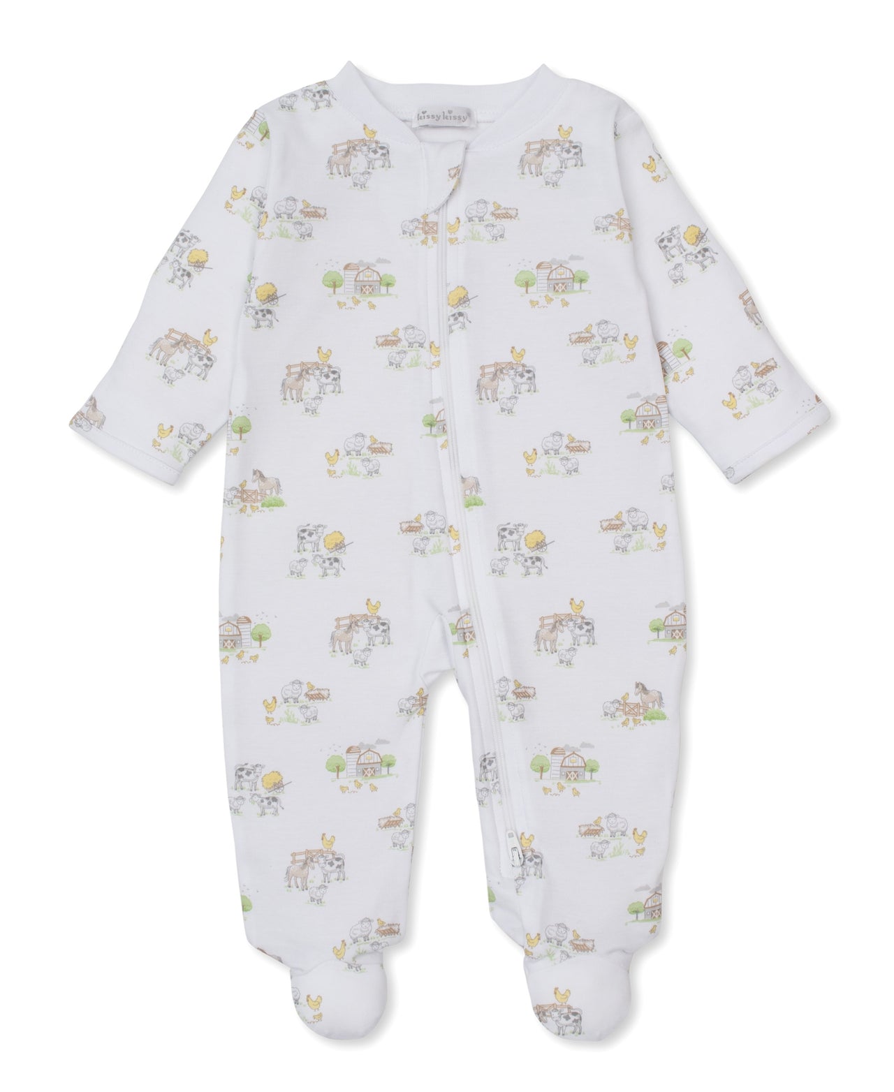 Kissy Kissy Fun On the Farm Footie W/Zip PRT KNQ13996N-K999 5301