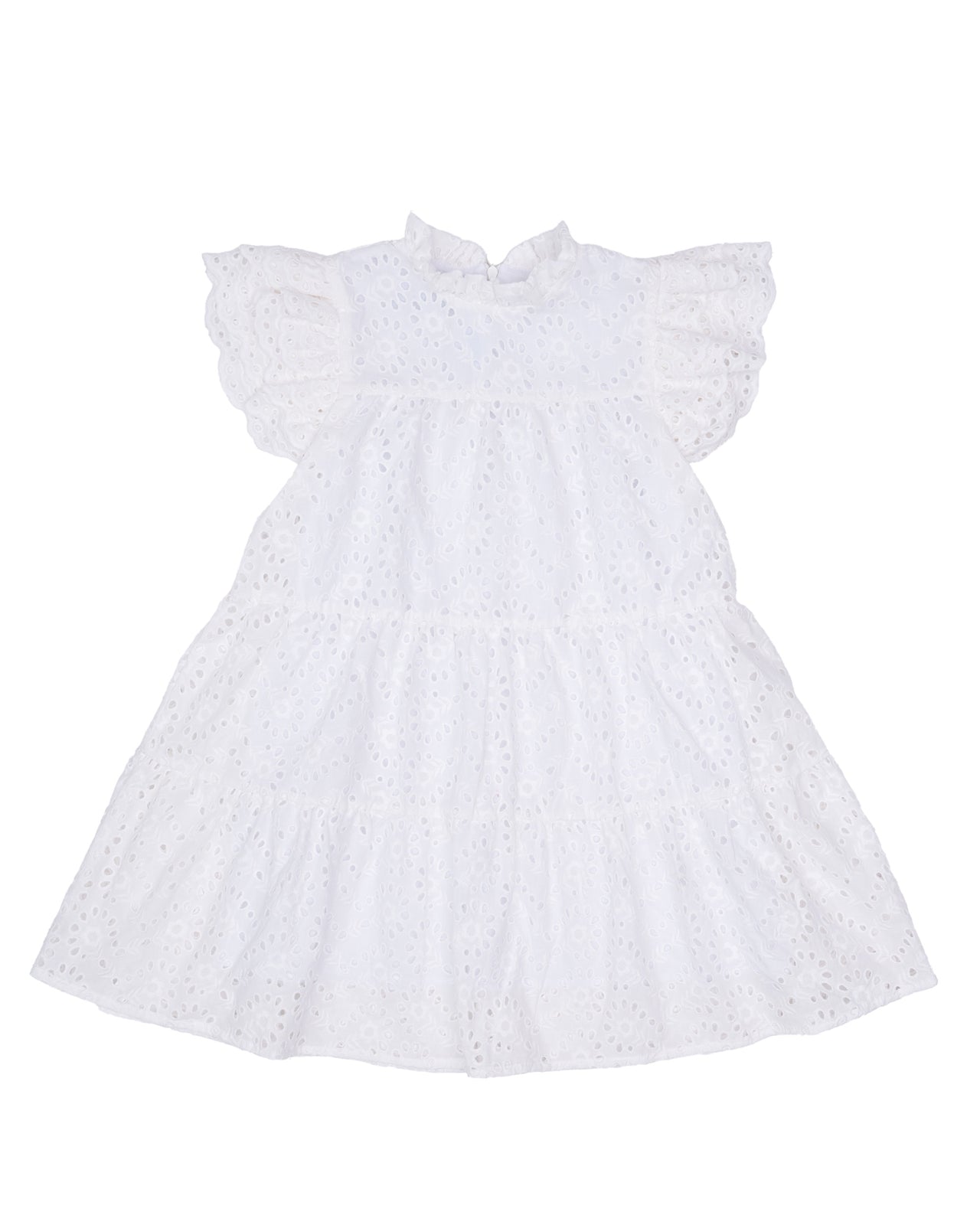 The Oaks Hallie Dress White Eyelet HA201 5301