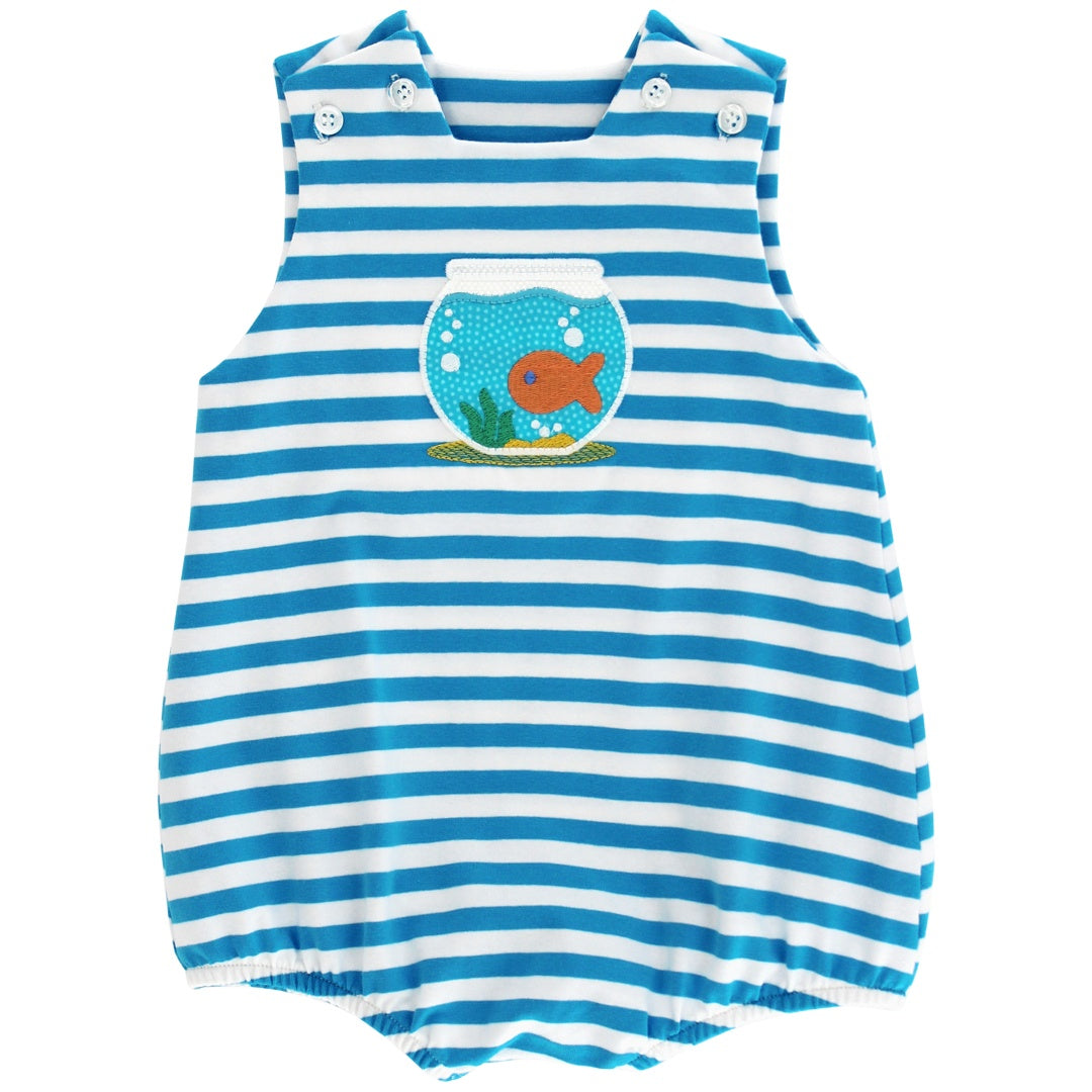 Bailey Boys Fin-Tastic Friend Knit Infant Bubble 26120-KIBB 5302