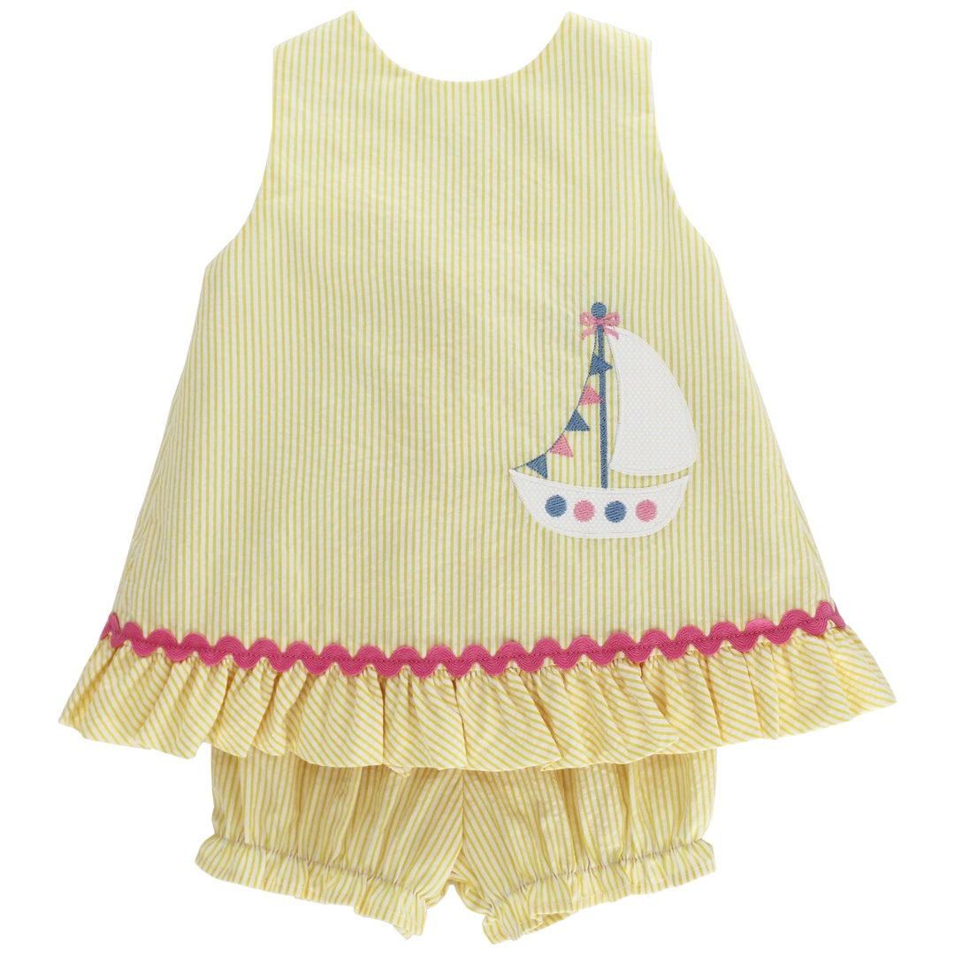 Bailey Boys Sail Away Angel Dress Tie W/Bloomer 26113-ADTB 5303