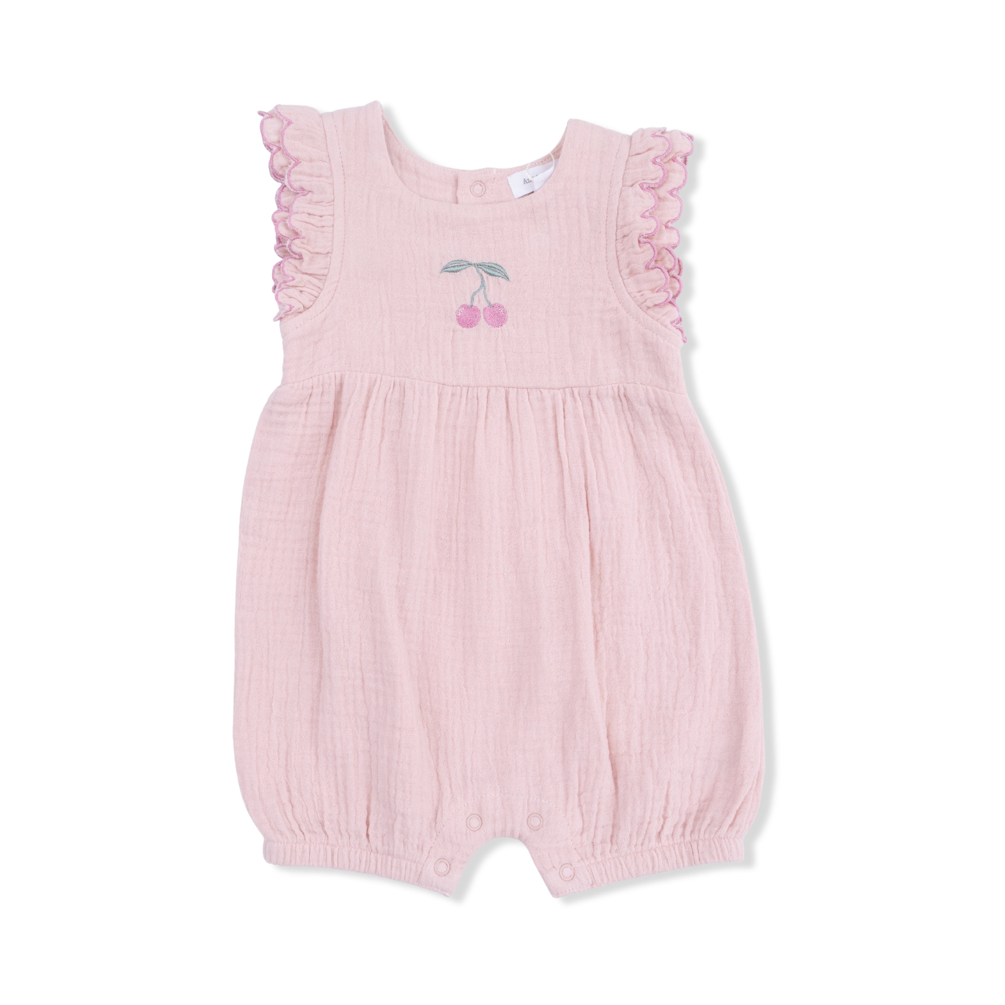 Angel Dear Solid Muslin Lotus Scallop Ruffle Shortie 1314-S26-SML 5302