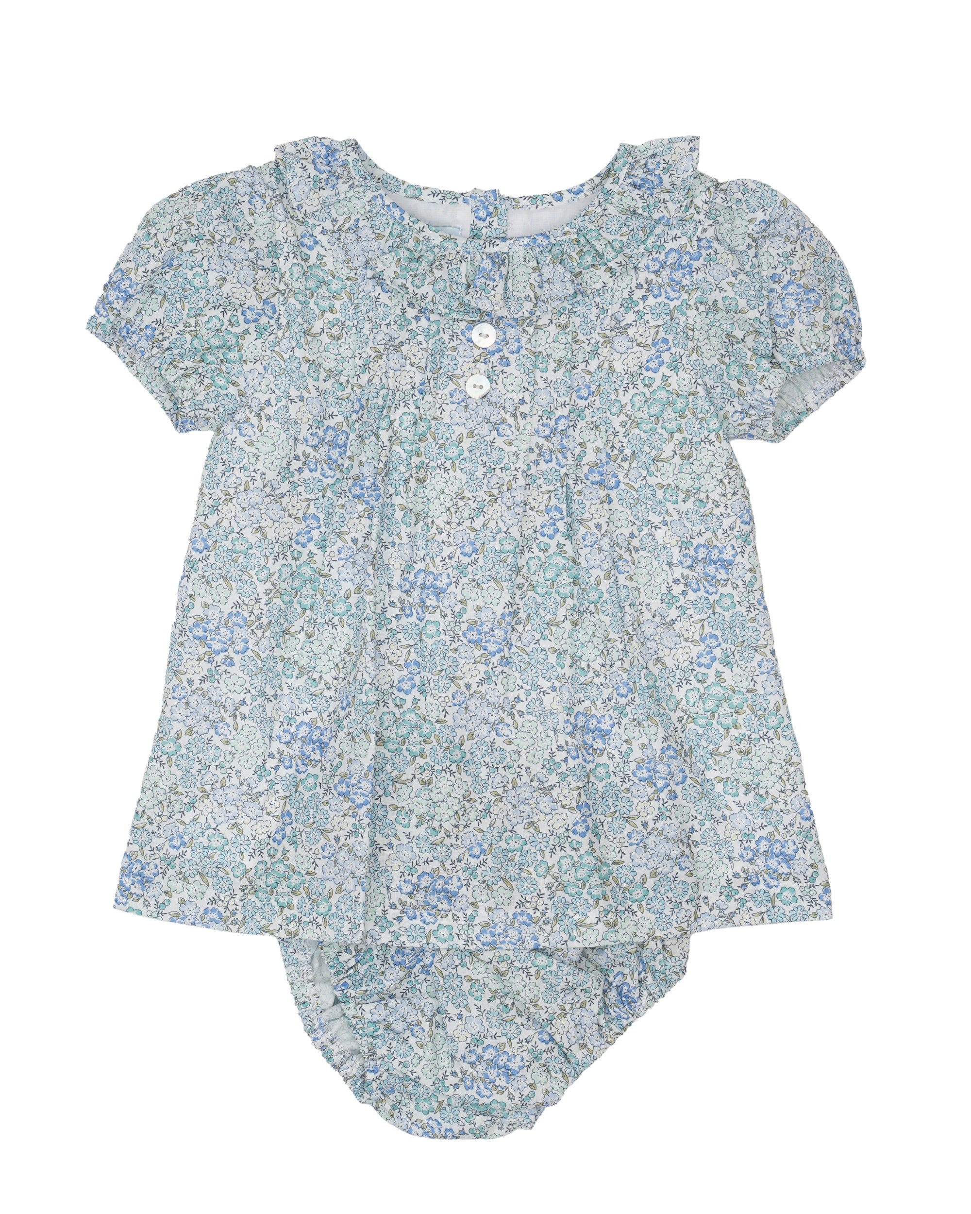 The Oaks Hallie Teal Briar Floral Bloomer Set HA201 5306