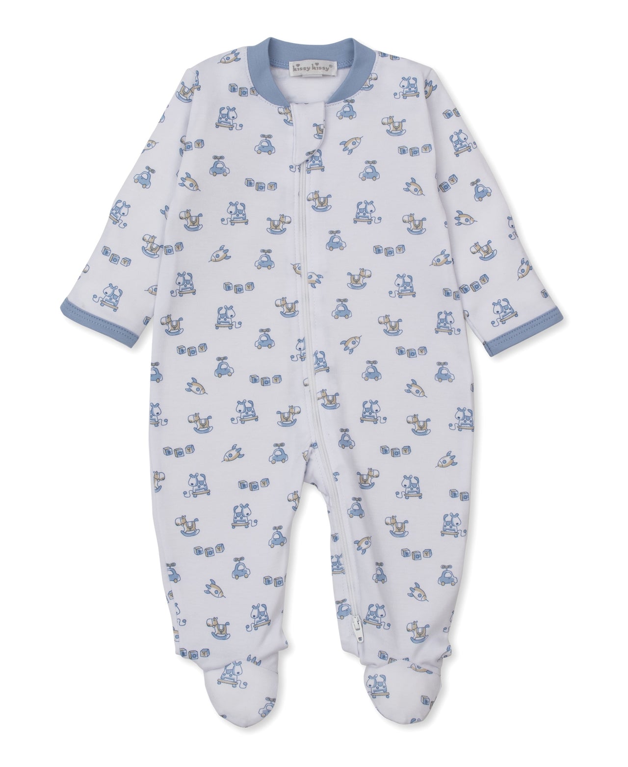Kissy Kissy Vintage Toy Fun Footie W/Zip PRT KBQ14040N-K480 5301