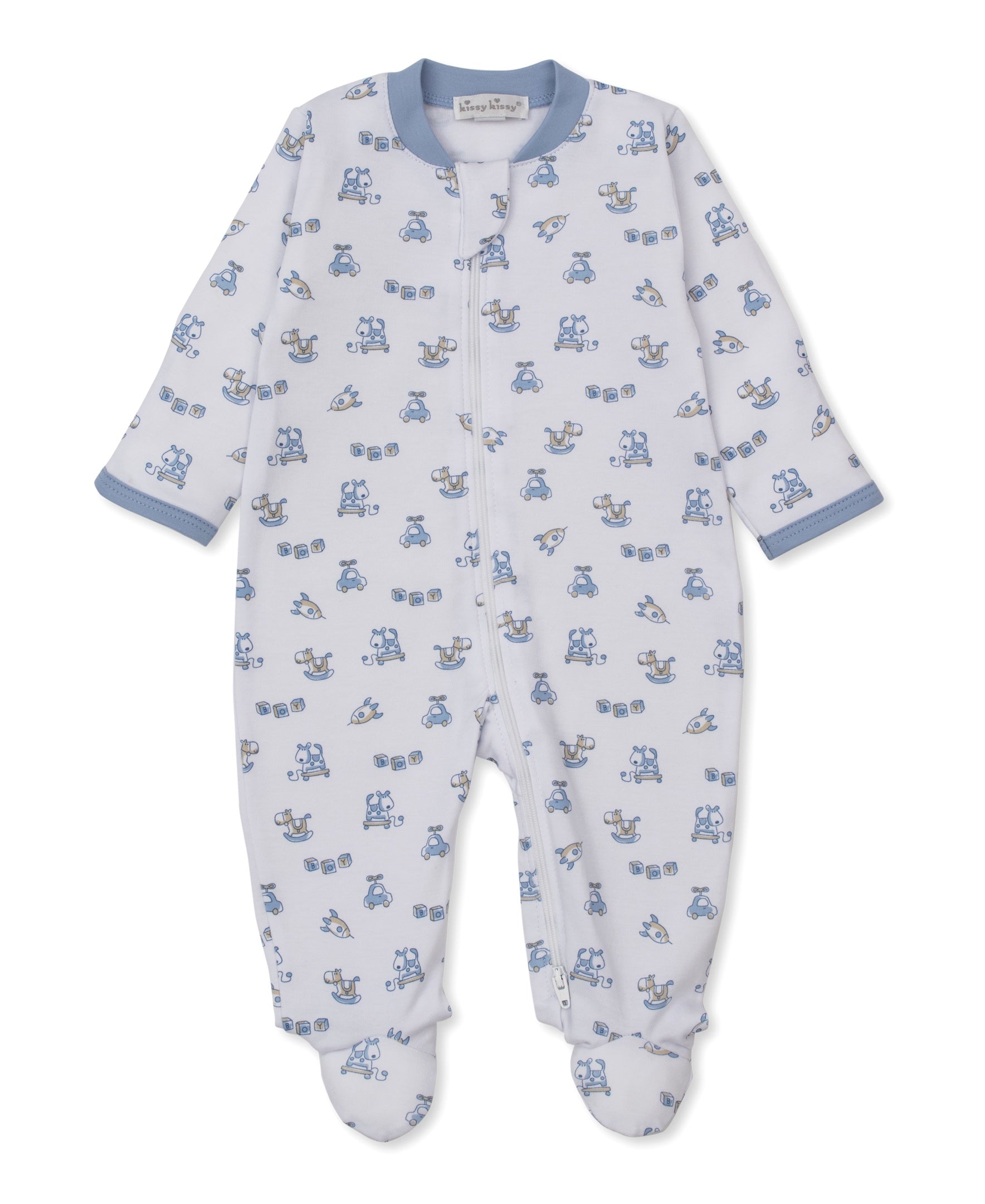 Kissy Kissy Vintage Toy Fun Footie W/Zip PRT KBQ14040N-K480 5301