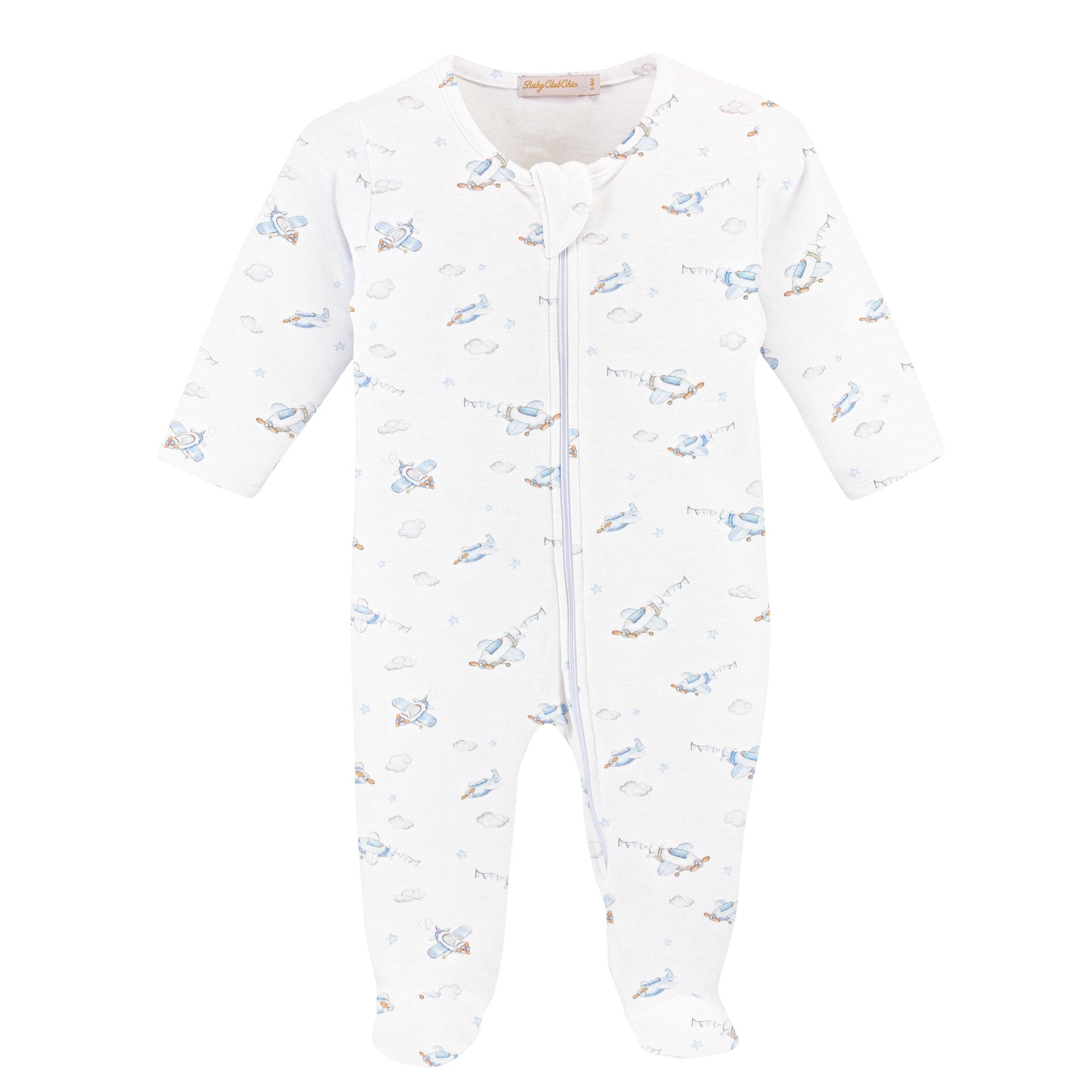 Baby Club Up, Up and Away Zipped Footie FOO49362 5301