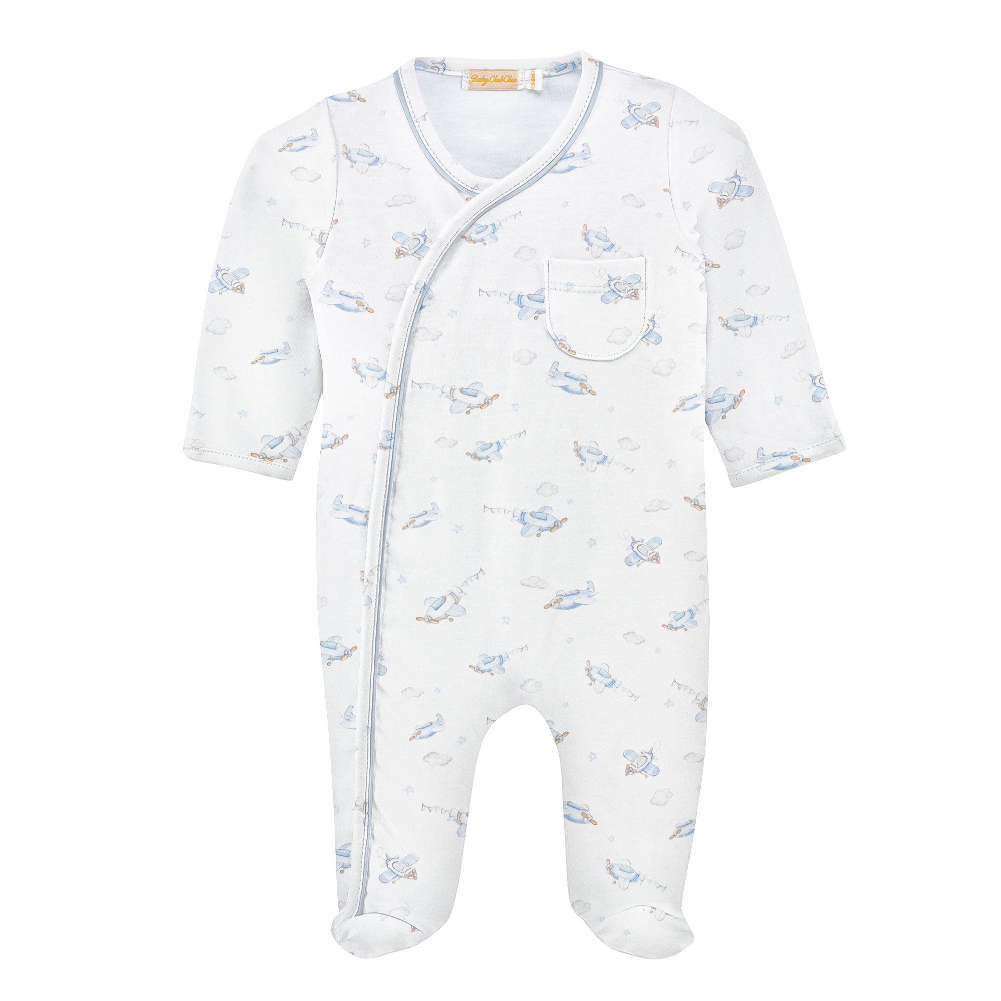 Baby Club Up, Up and Away  Crossed Footie FOO63362 5301