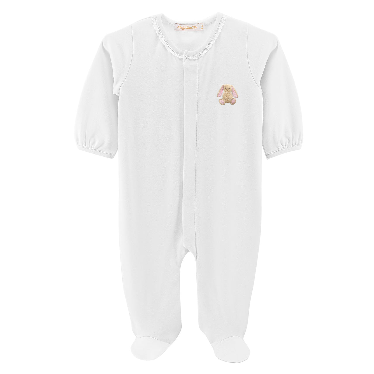 Baby Club Tiny Baby Toys Footie Girl W/Lace FOO0203299 5301