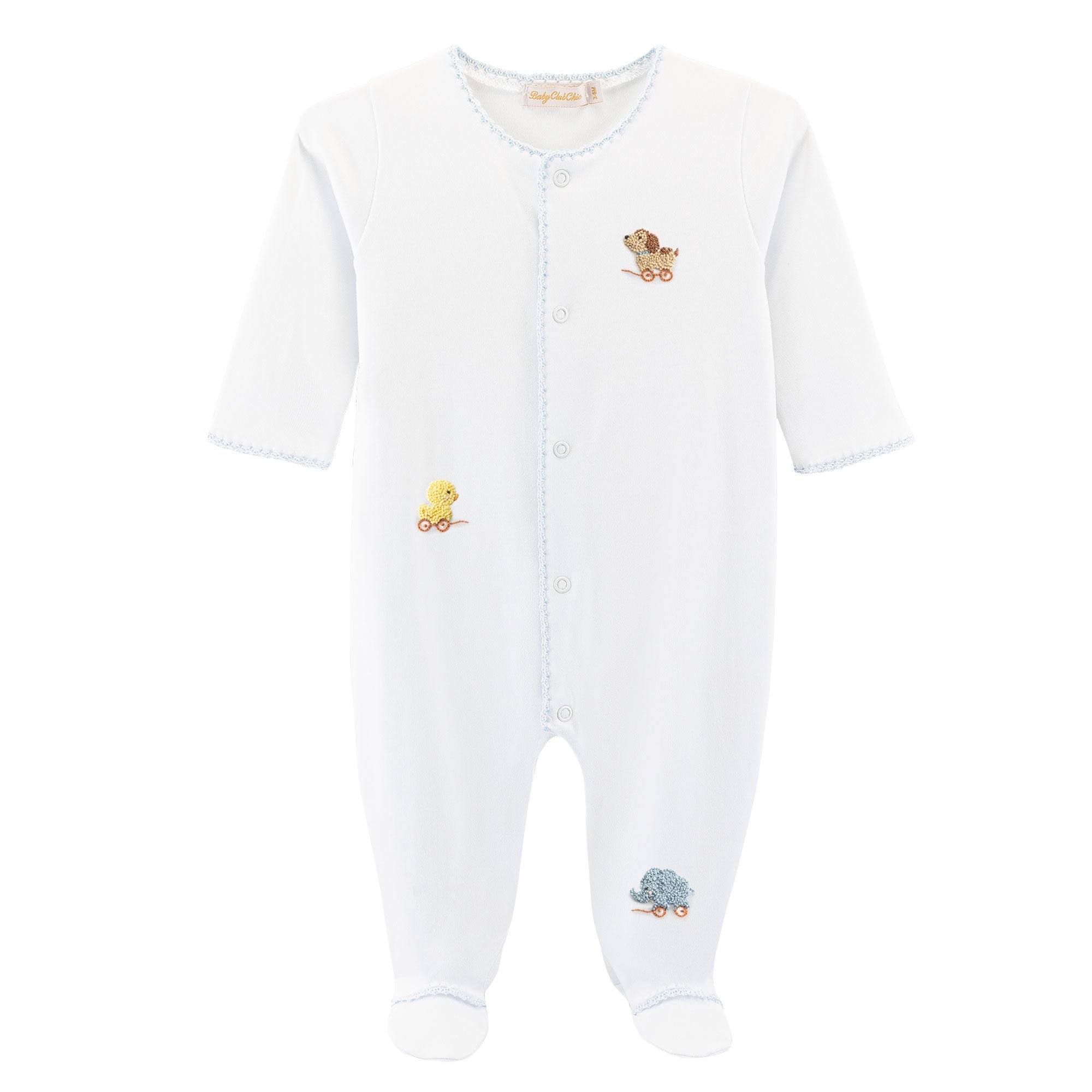 Baby Club Sweet Toys Footie W/Crochet Trim FOO1302157 5301