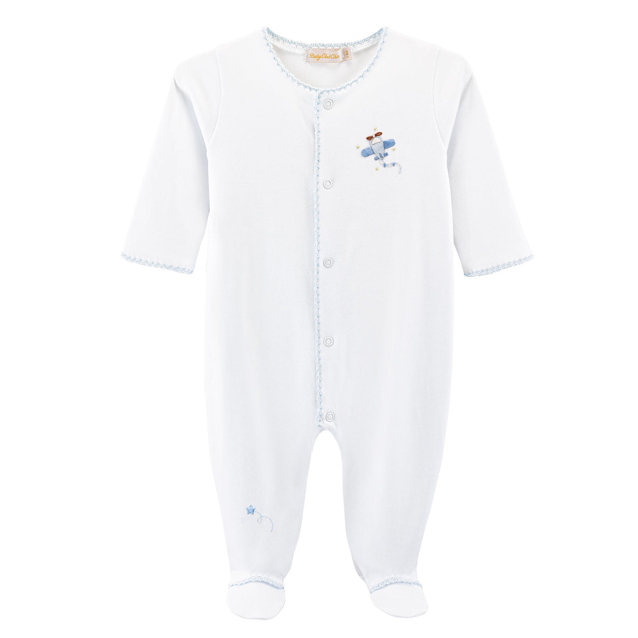 Baby Club Sky Adventure Footie W/Crochet Trim FOO1302094 5301