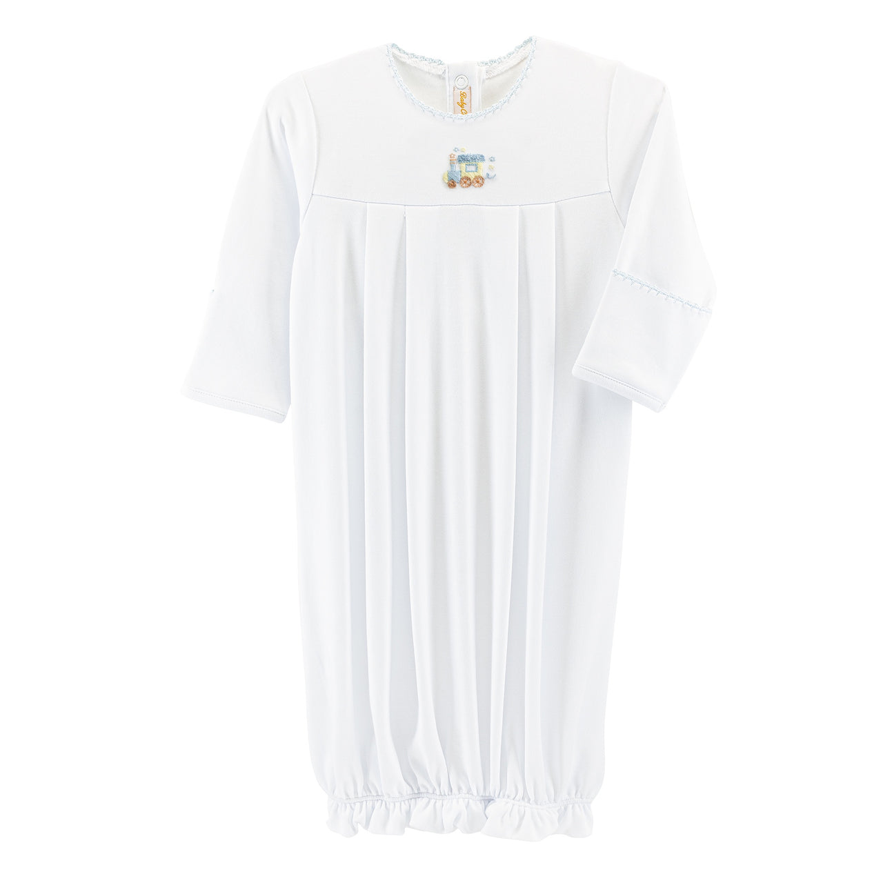 Baby Club Little Train Gown W/Crochet Trim NIG14002150 5301