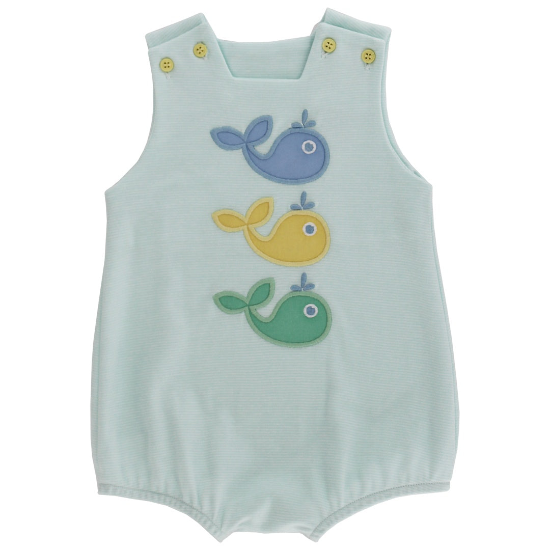 Bailey Boys Whale Wishes Knit Infant Bubble 26112-KIBB 5302