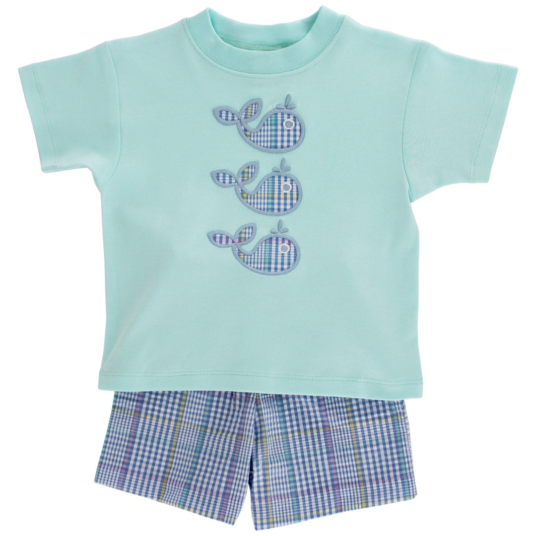Bailey Boys Whale Wishes Boys Short Set 26112-TSB 5302