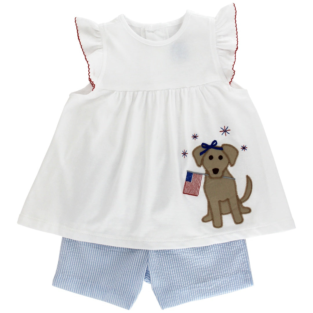 Bailey Boys Patriotic Pup Short Set 26124/TSBK/TSG 5303