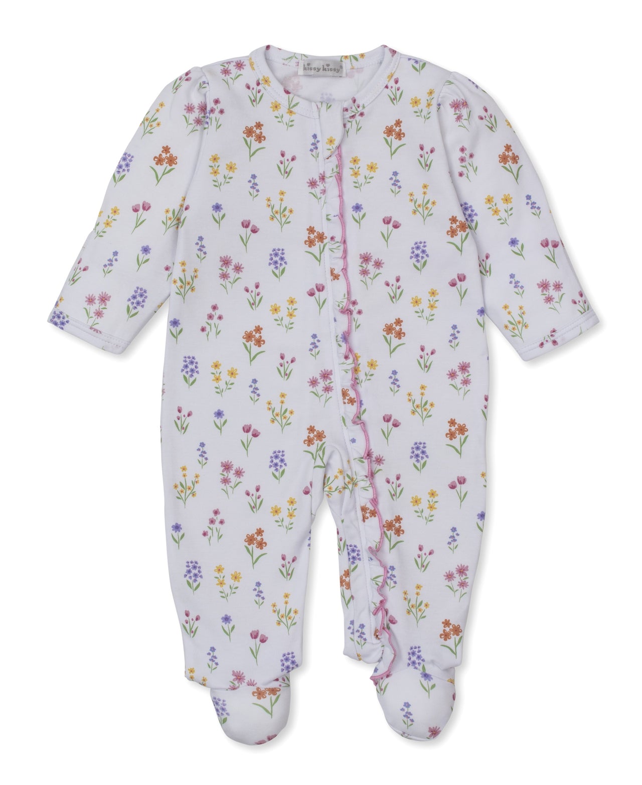 Kissy Kissy Summer Wildflowers Footie W/Zip PRT KGQ13517N-K999 5301