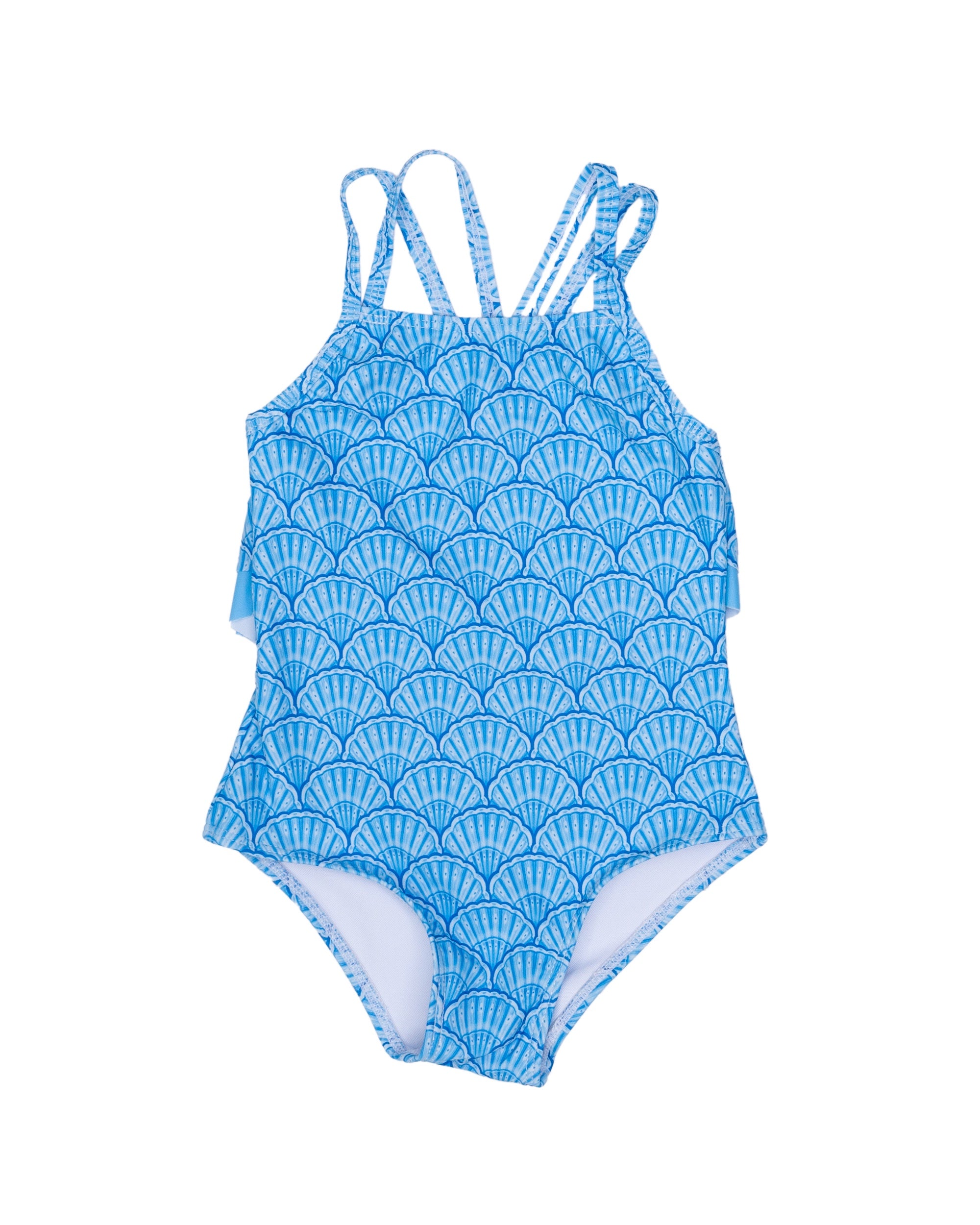 The Oaks Laguna Blue Shells Bathing Suit LG775 5302
