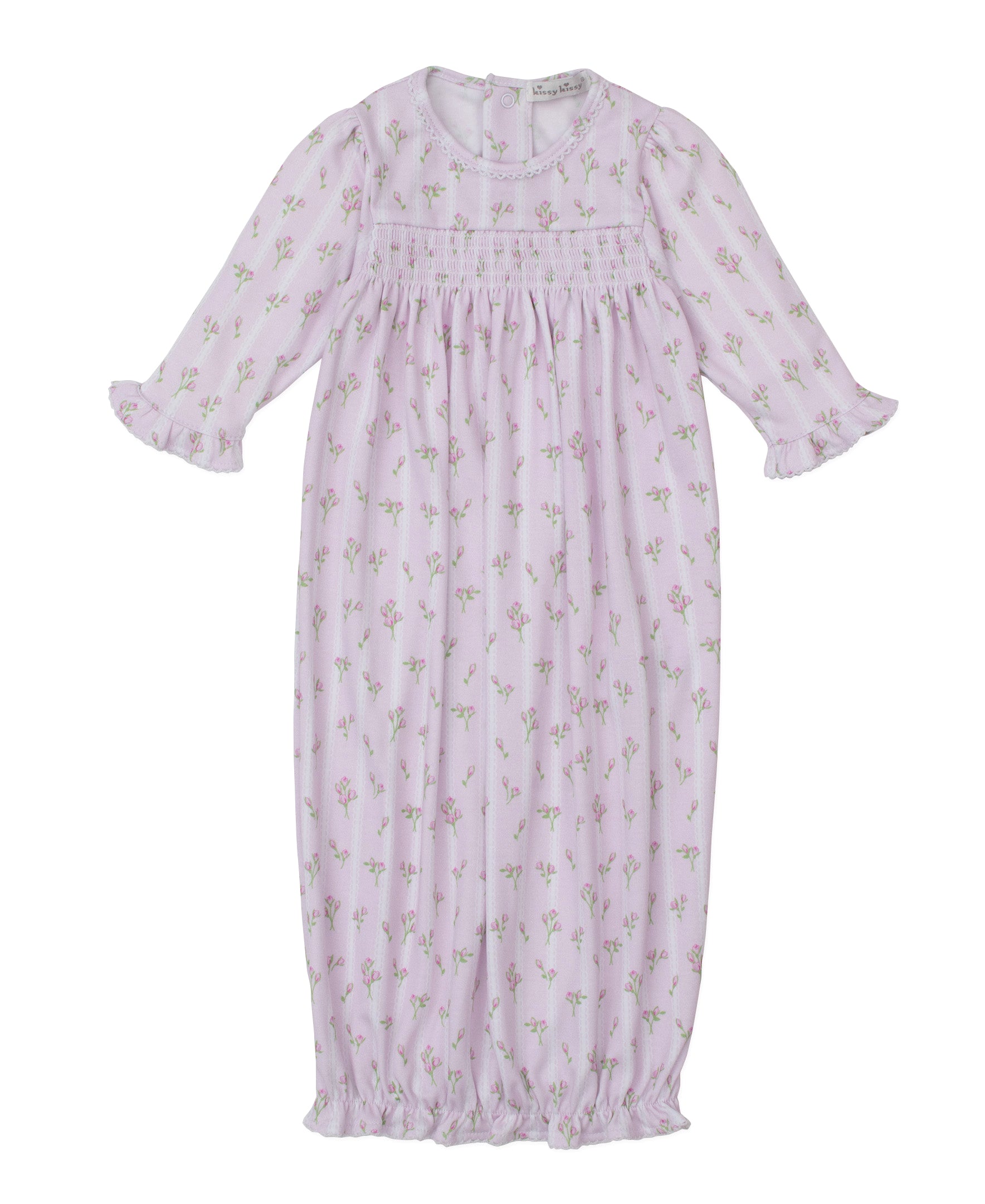 Kissy Kissy Ribbon Stripe Bouquets Sack PRT Smocking 5206