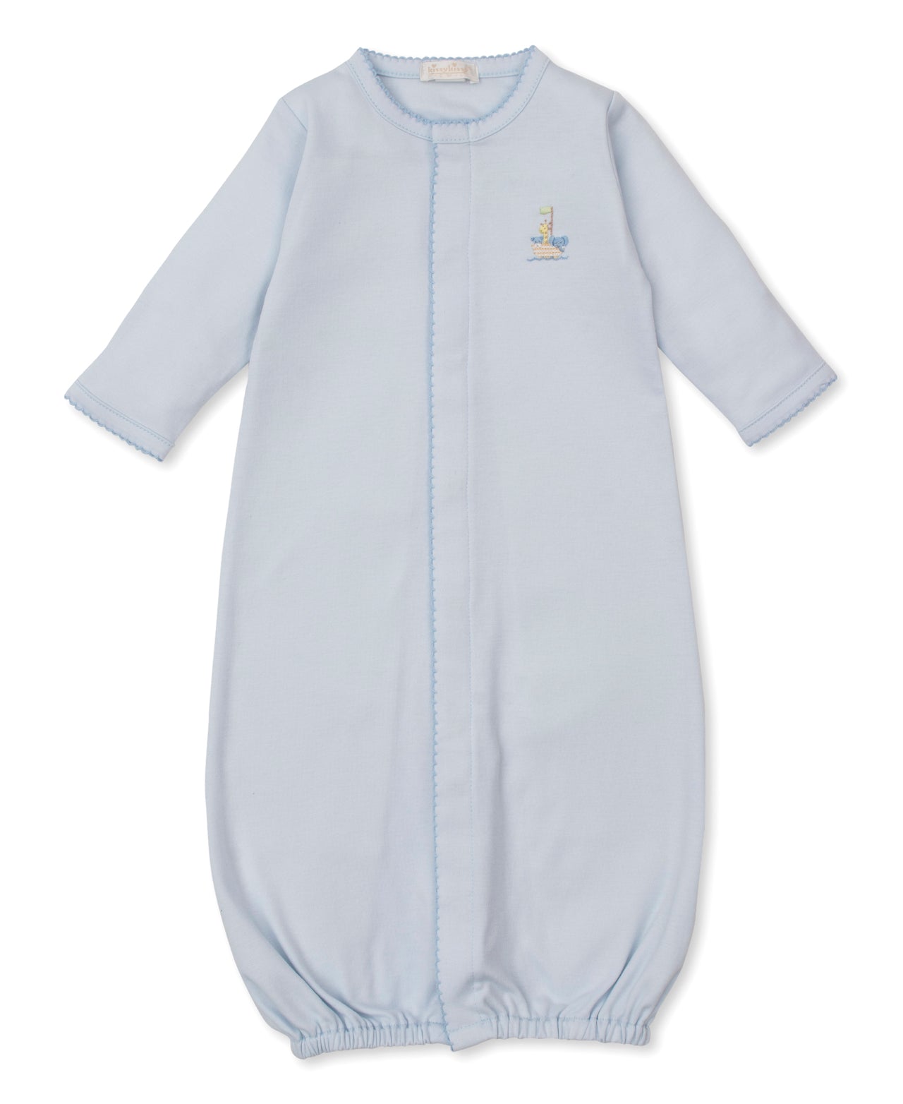 Kissy Kissy Premier Noah's Ark Converter Gown W/Hand Emb 5207