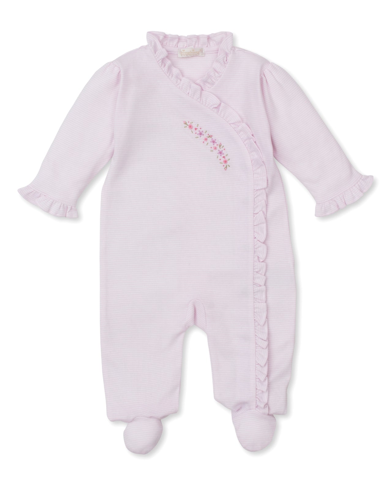 Kissy Kissy CLB Fall Medley Footie W/Hand Emb STR  25 5207