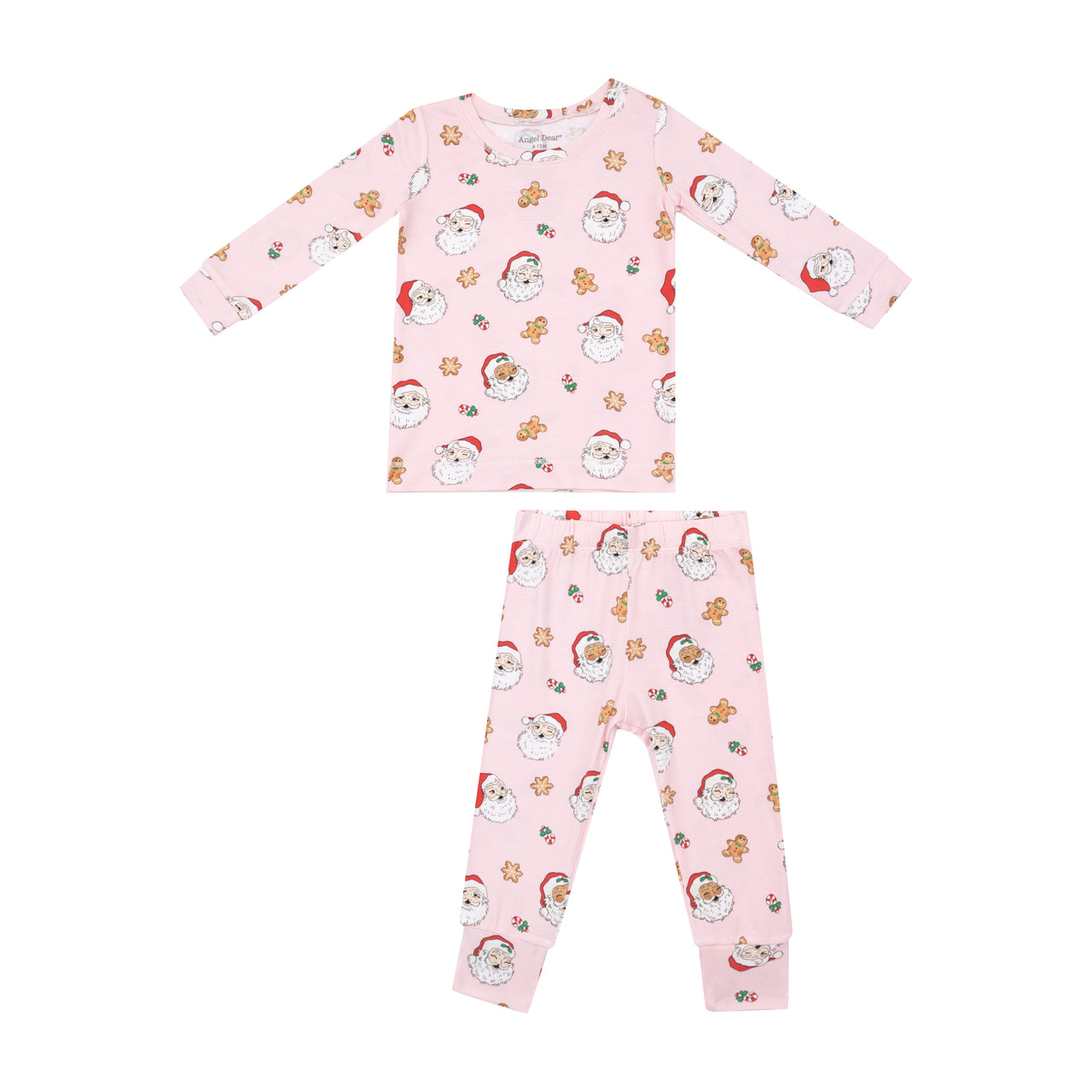 Angel Dear L/S Loungewear Set Vintage Santas Pink 171-F24-VSP4 5110