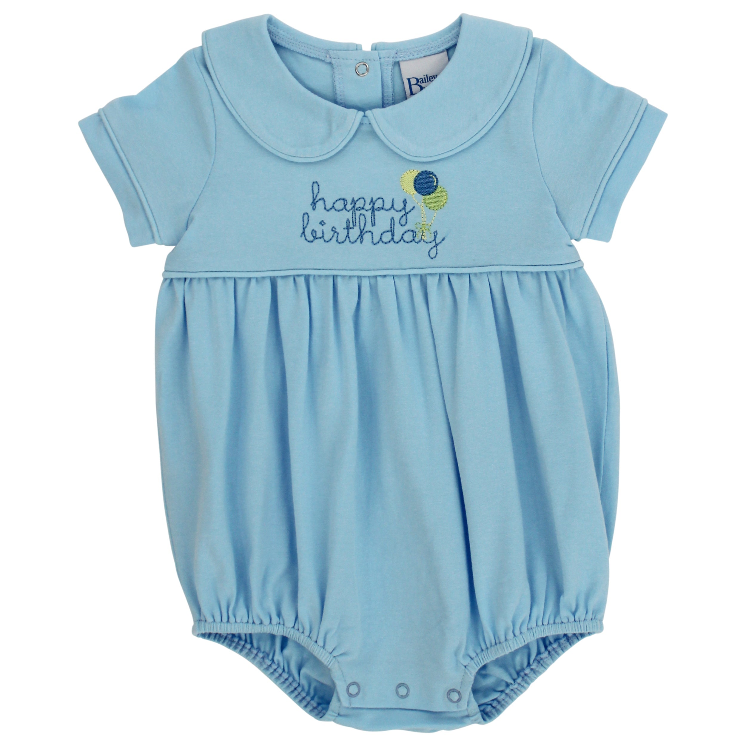 Bailey Boys Happy Birthday Knit Infant Bubble 26906 5306