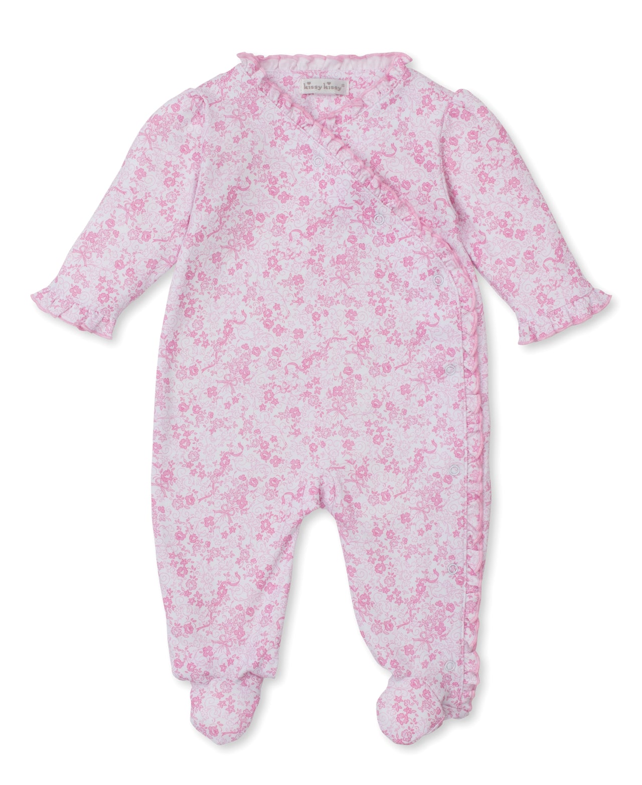 Kissy Kissy Old English Roses Footie PRT KGQ12705N 5205