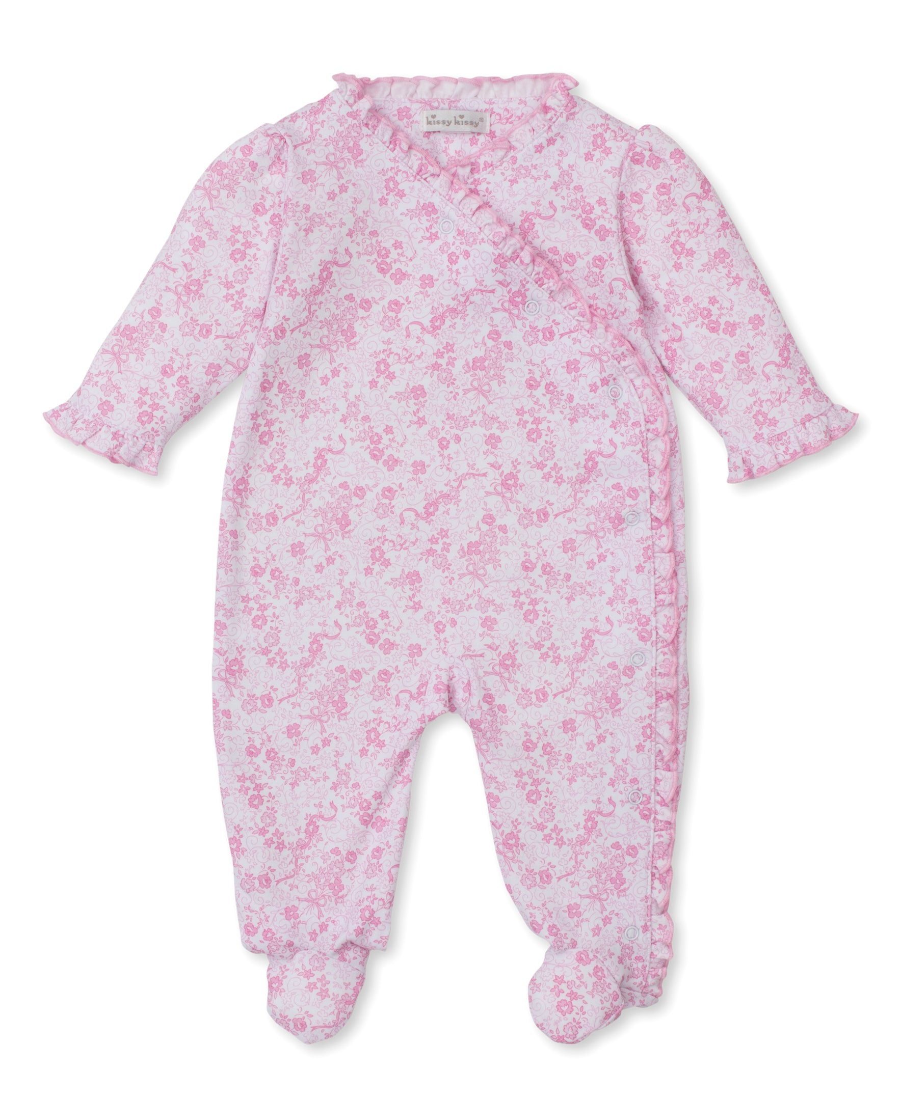 Kissy Kissy Old English Roses Footie PRT KGQ12705N 5205