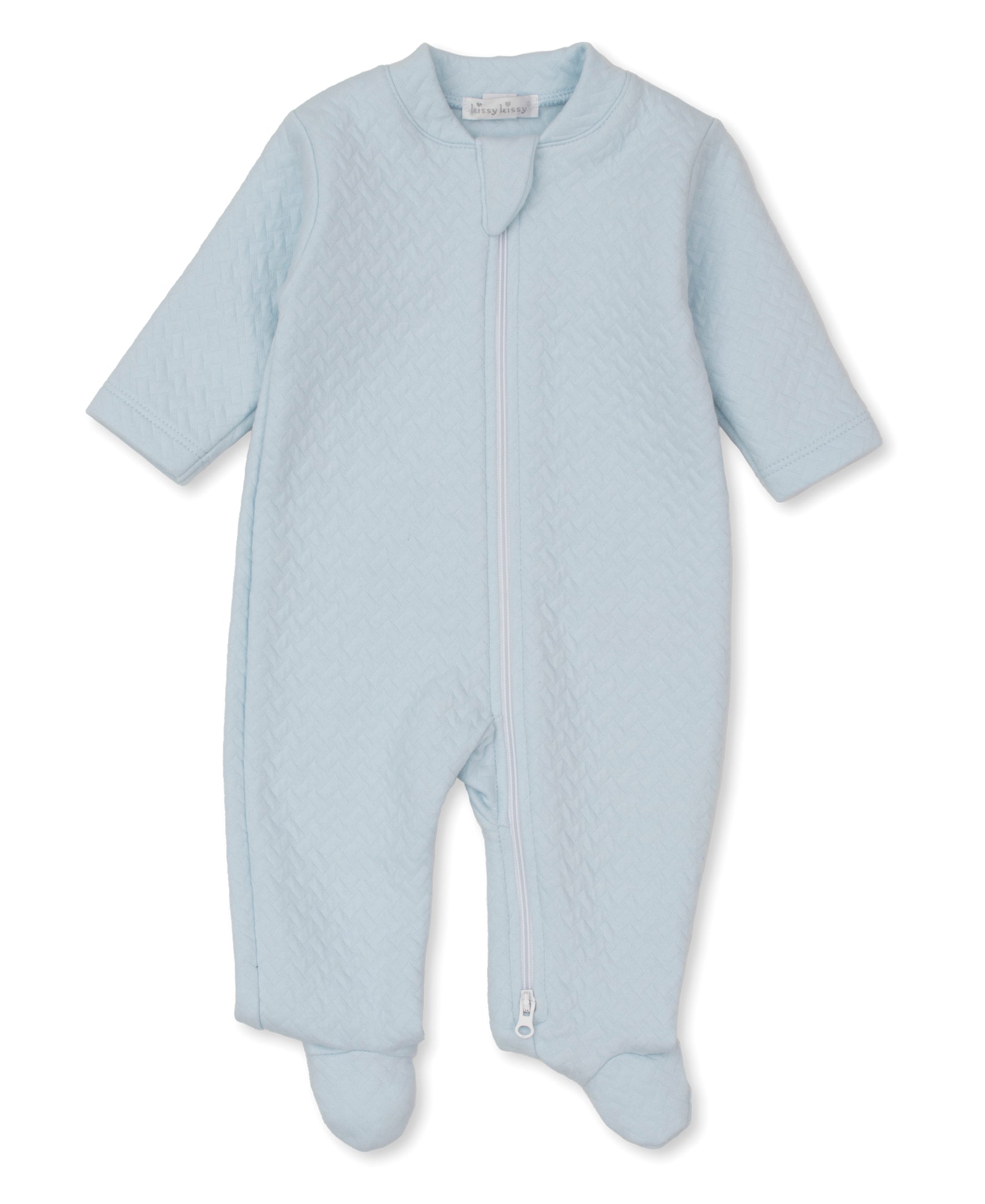 Kissy Kissy Jacquard Footie W/Zip 5007