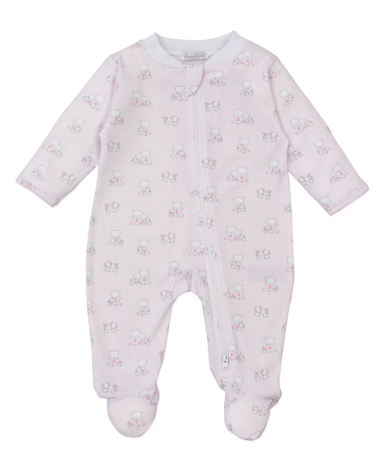 Kissy Kissy Bear Bestie Footie W/Zip PRT 5112