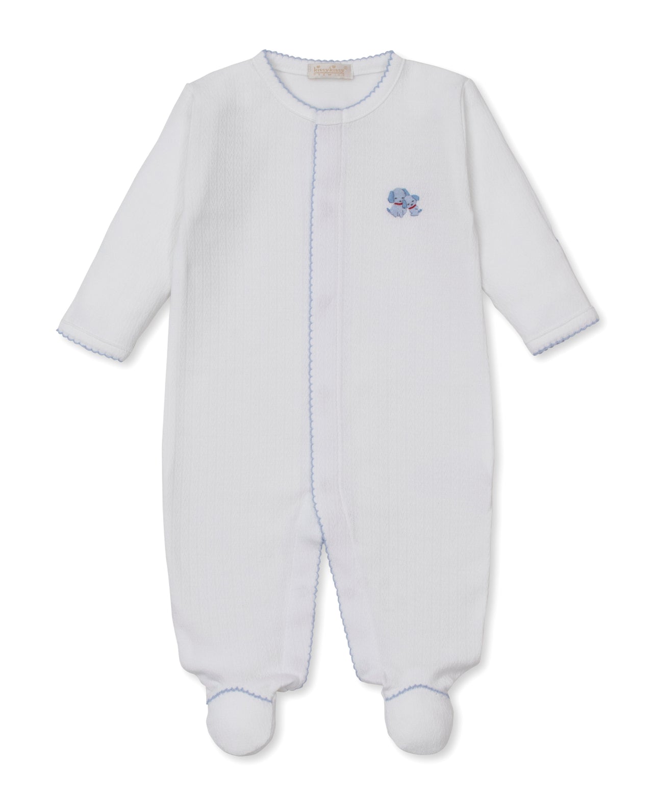 Kissy Kissy Premier Puppy Family Footie W/Hand EMB 5301