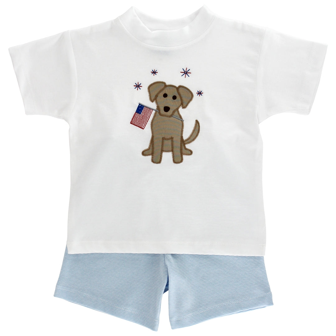 Bailey Boys Patriotic Pup Short Set 26124/TSBK/TSG 5303