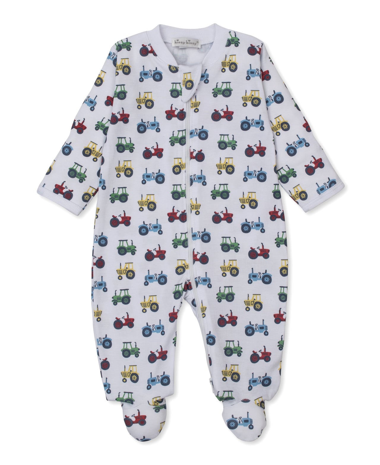Kissy Kissy Trusty Tractors Footie W/Zip KBQ13567N-K999 5302