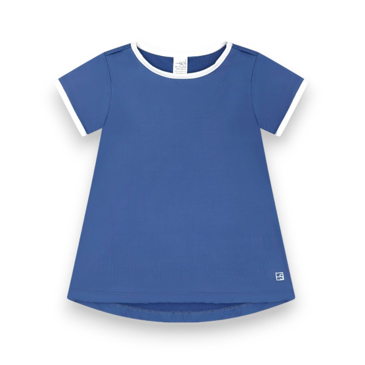Set Athleisure Bridget Basic Tee Baton Rouge Blue, Pure Coconut 5310