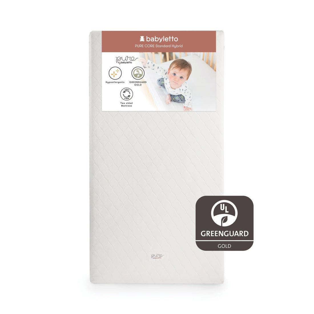 Pure Core Crib Mattress Hybrid Cover