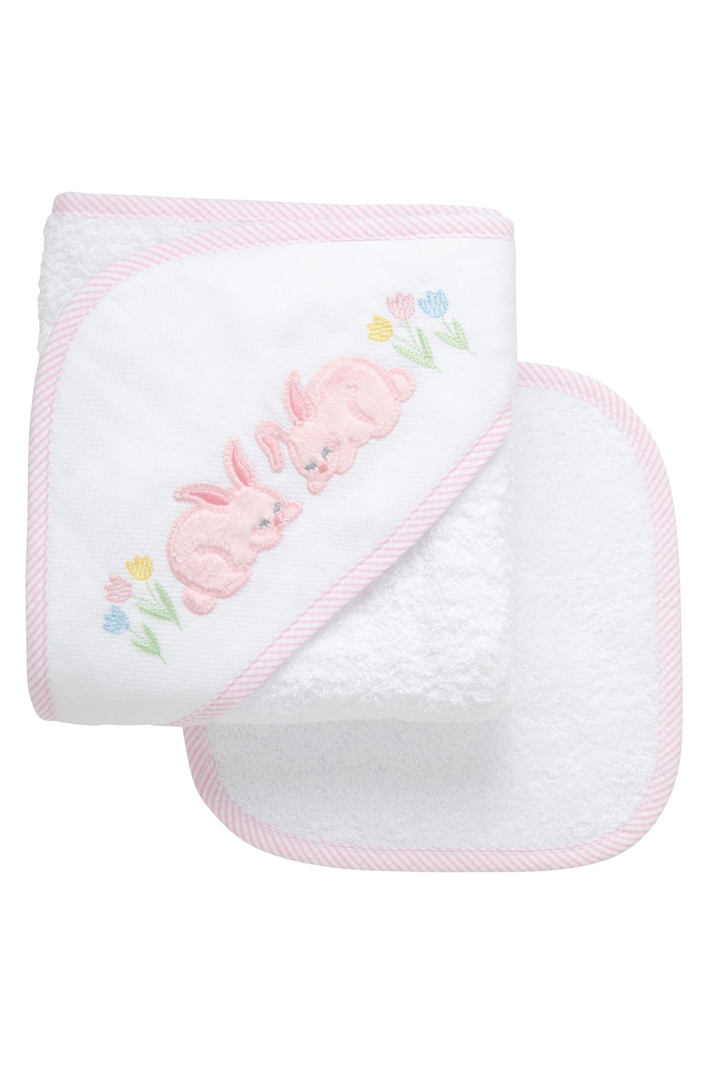 3 Marthas applique hooded towel set NEW