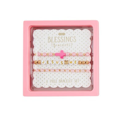 Mud Pie blessings bracelet set